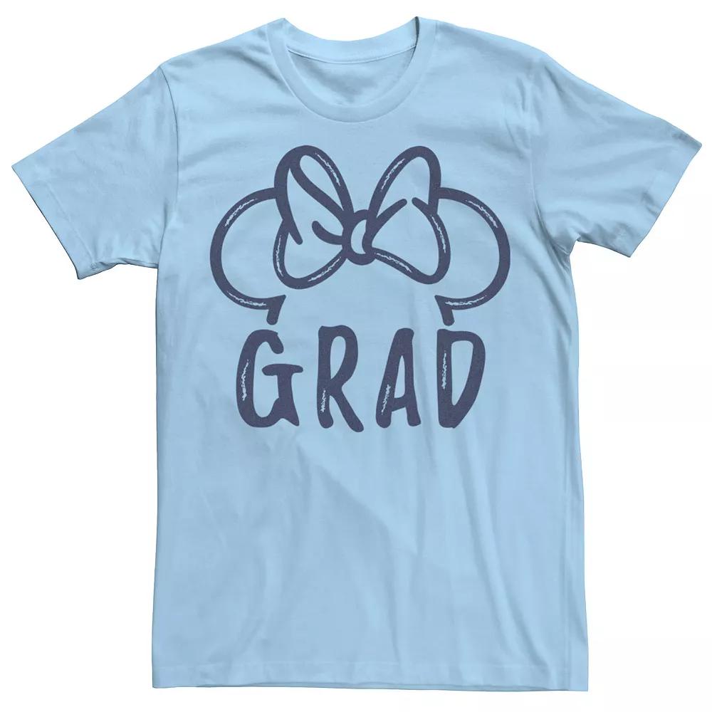 Disney's Minnie Mouse Grad Ears Silhouette Men's Tee,  Product Image
