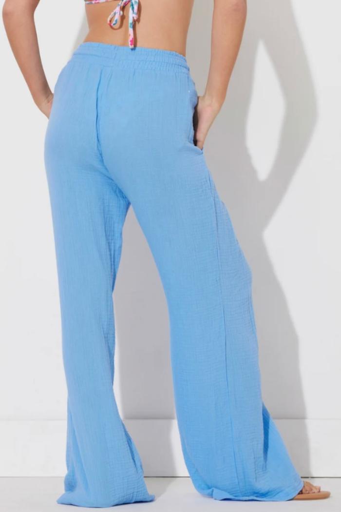 Gauze Wide Leg Pants Product Image