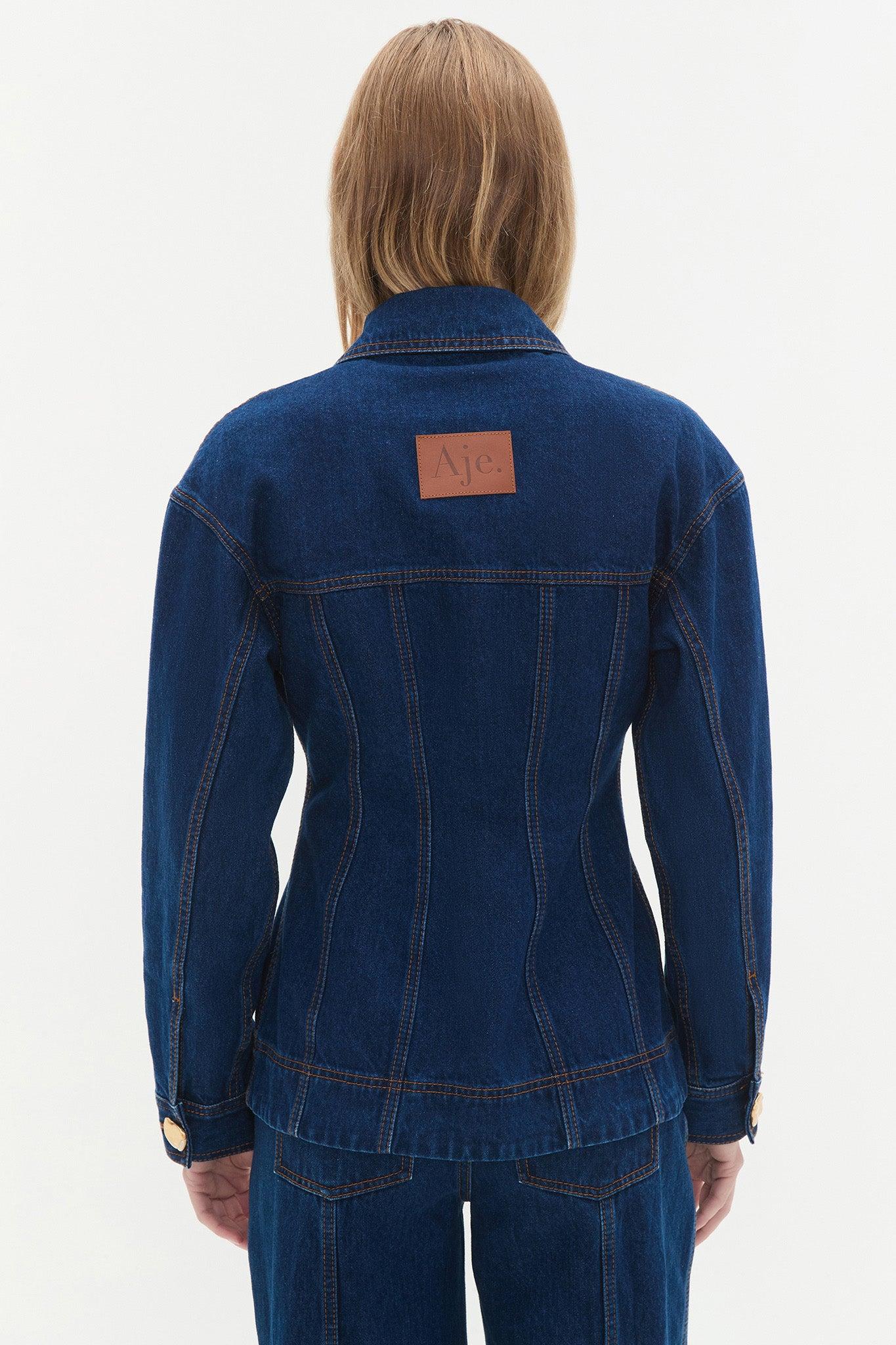 Gianna Denim Shirt-DARK CLASSIC WASH / 4 Product Image