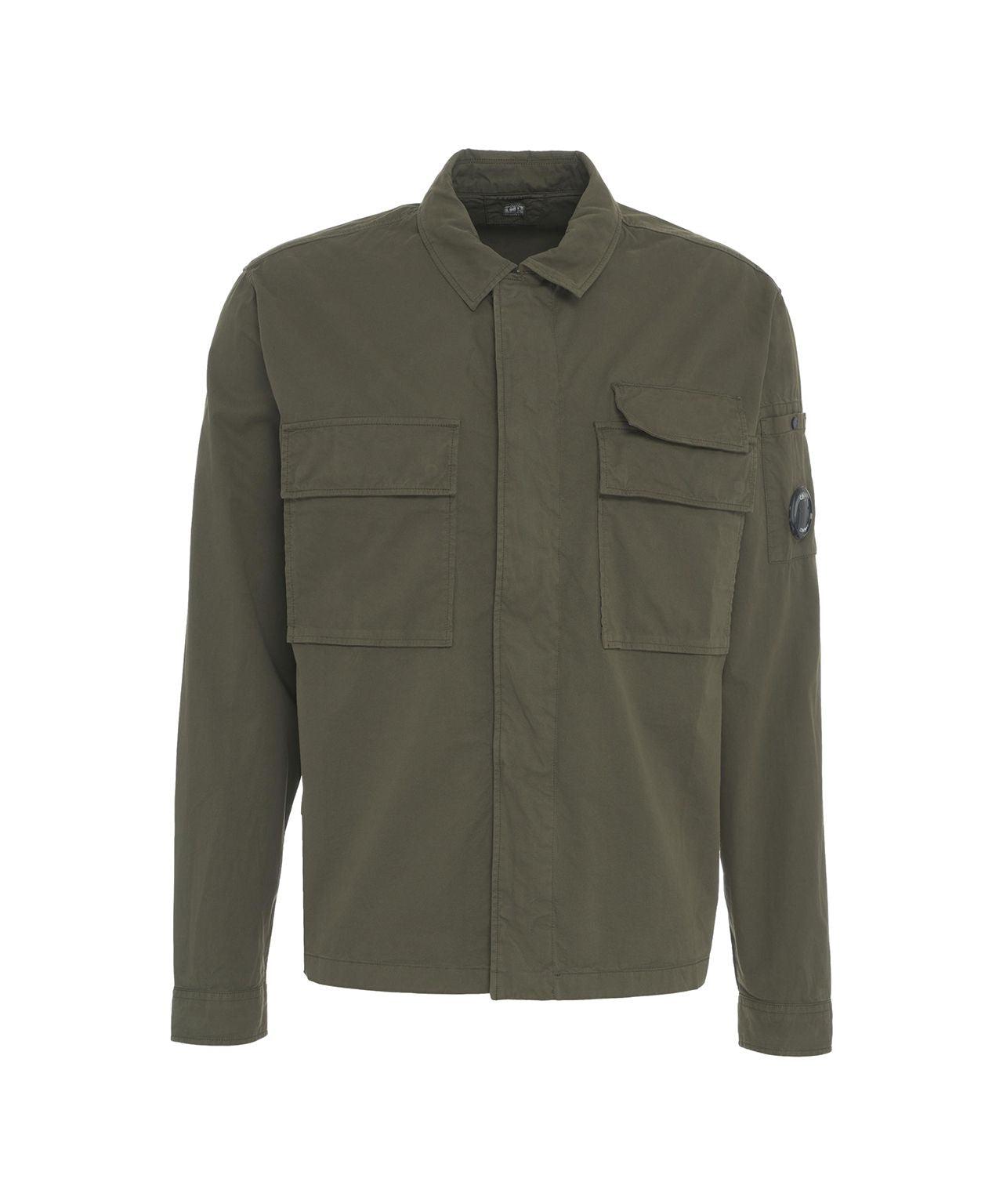 Overshirt in gabardine Product Image