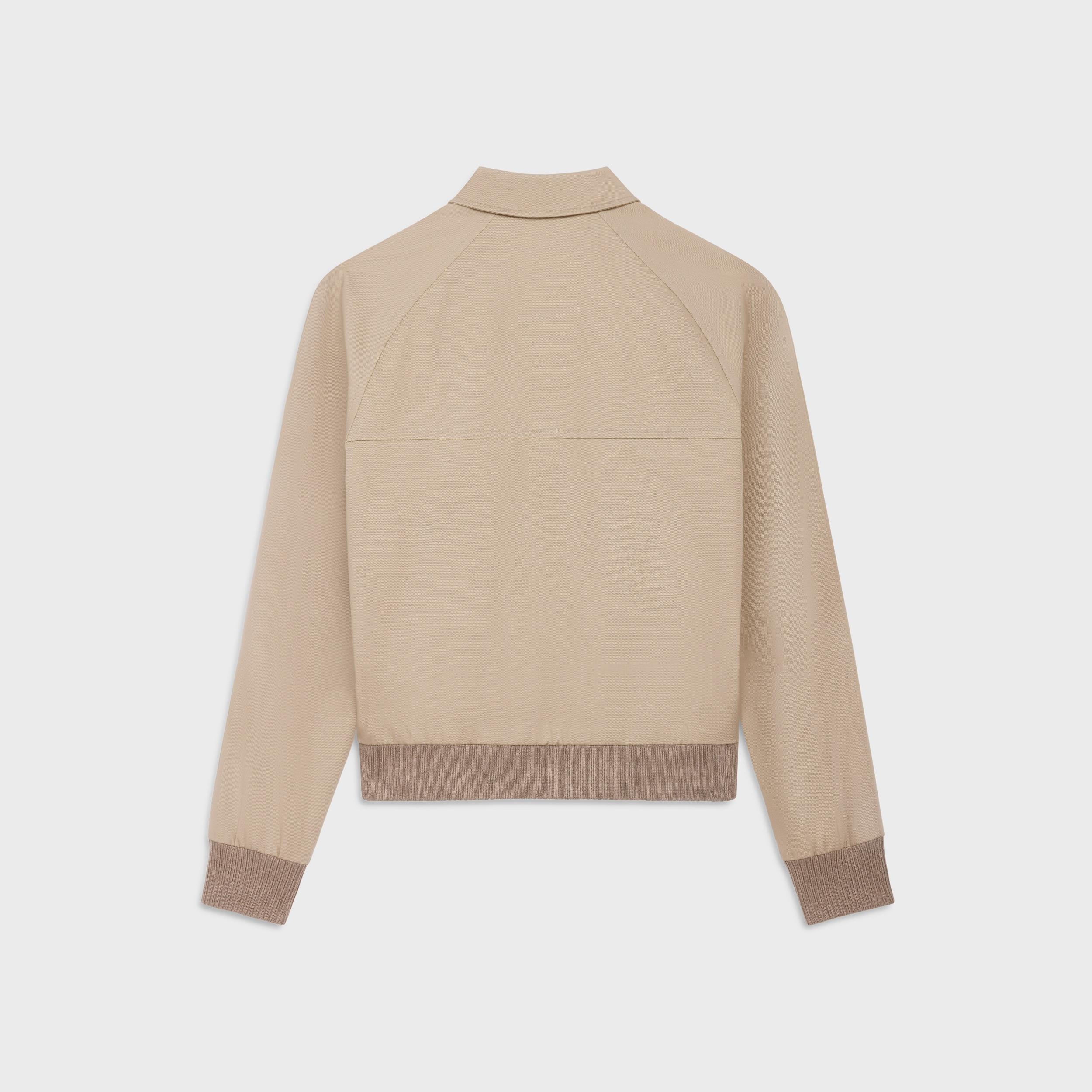 triomphe blouson jacket in cotton gabardine Product Image