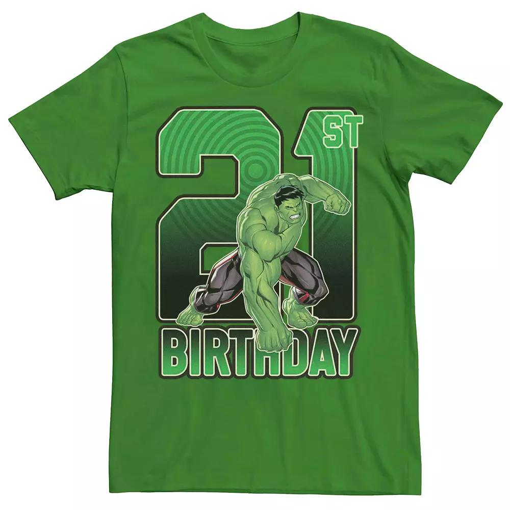Men's Marvel's Hulk 21st Birthday Tee,  Product Image