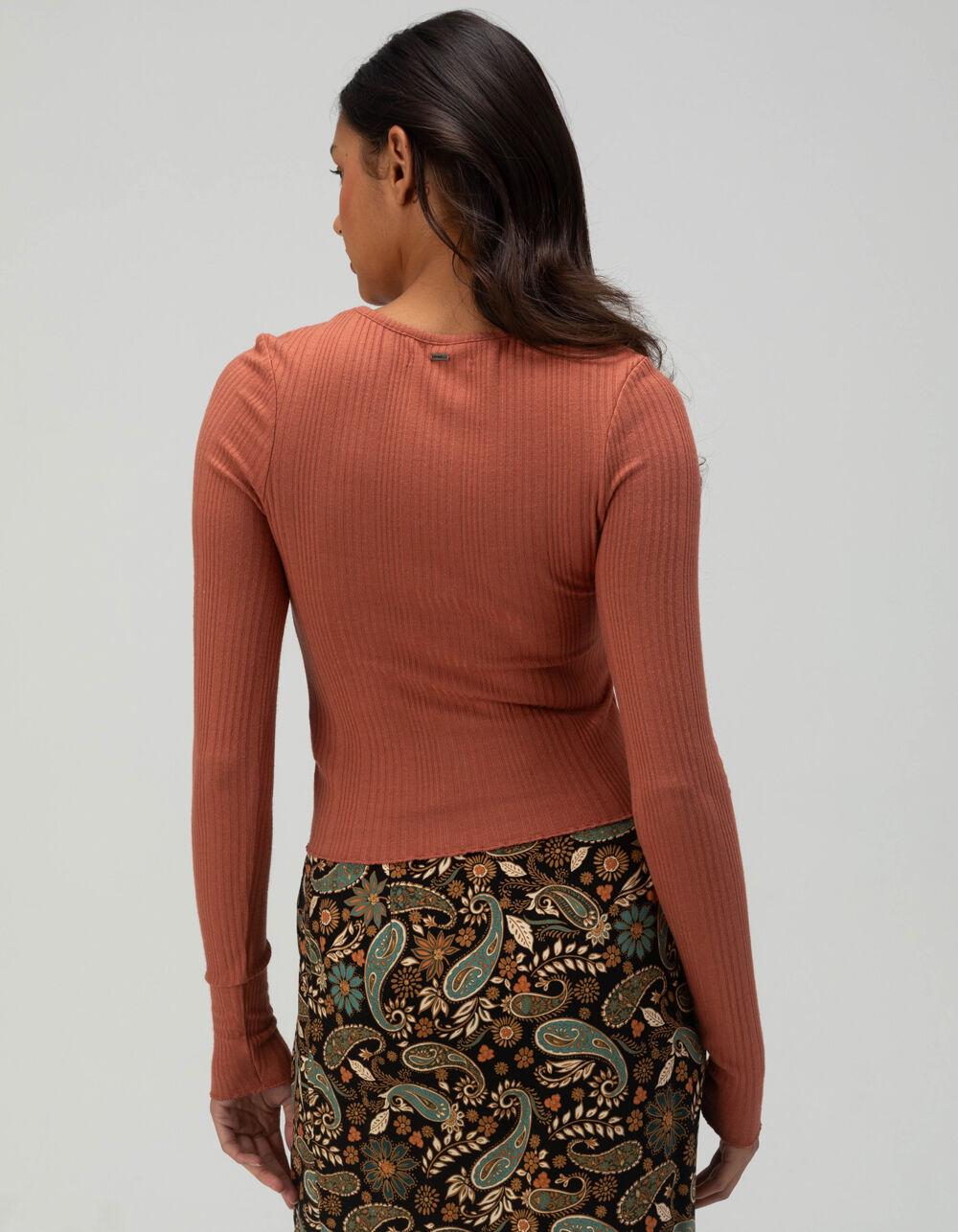 O'NEILL Parks Womens Long Sleeve Top - CINNAMON Product Image