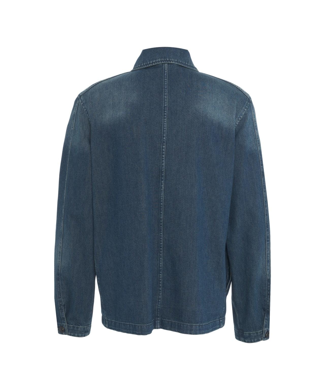 Denim jacket with cargo pockets Product Image
