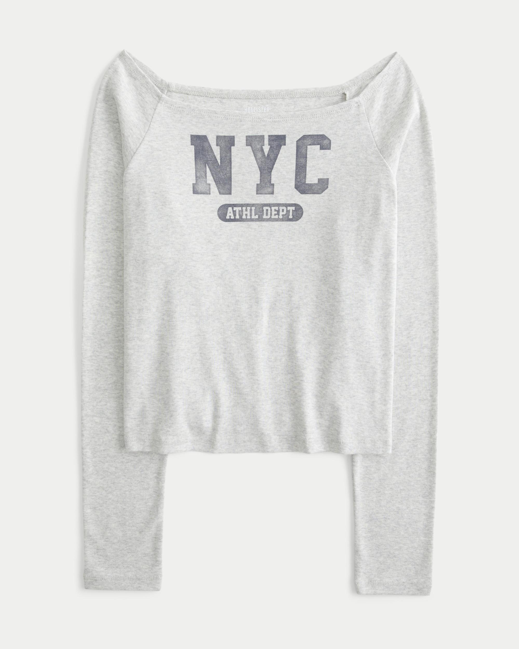 Long-Sleeve NYC Graphic T-Shirt Product Image