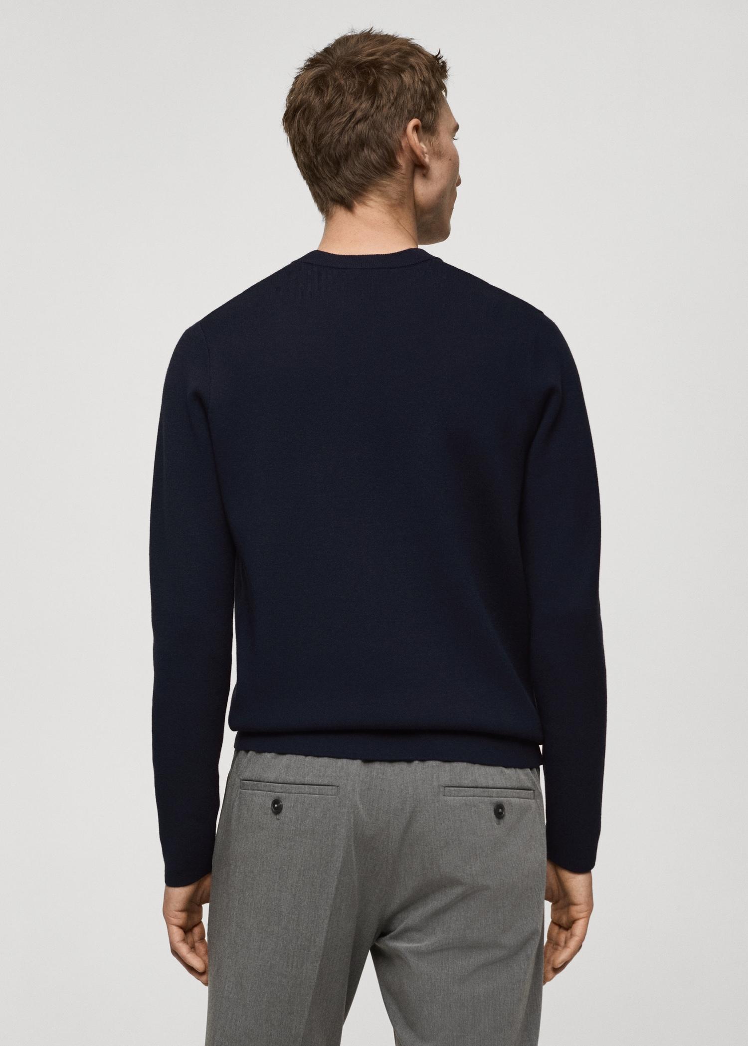 Medium-knit regular-fit sweater - Men | MANGO USA Product Image
