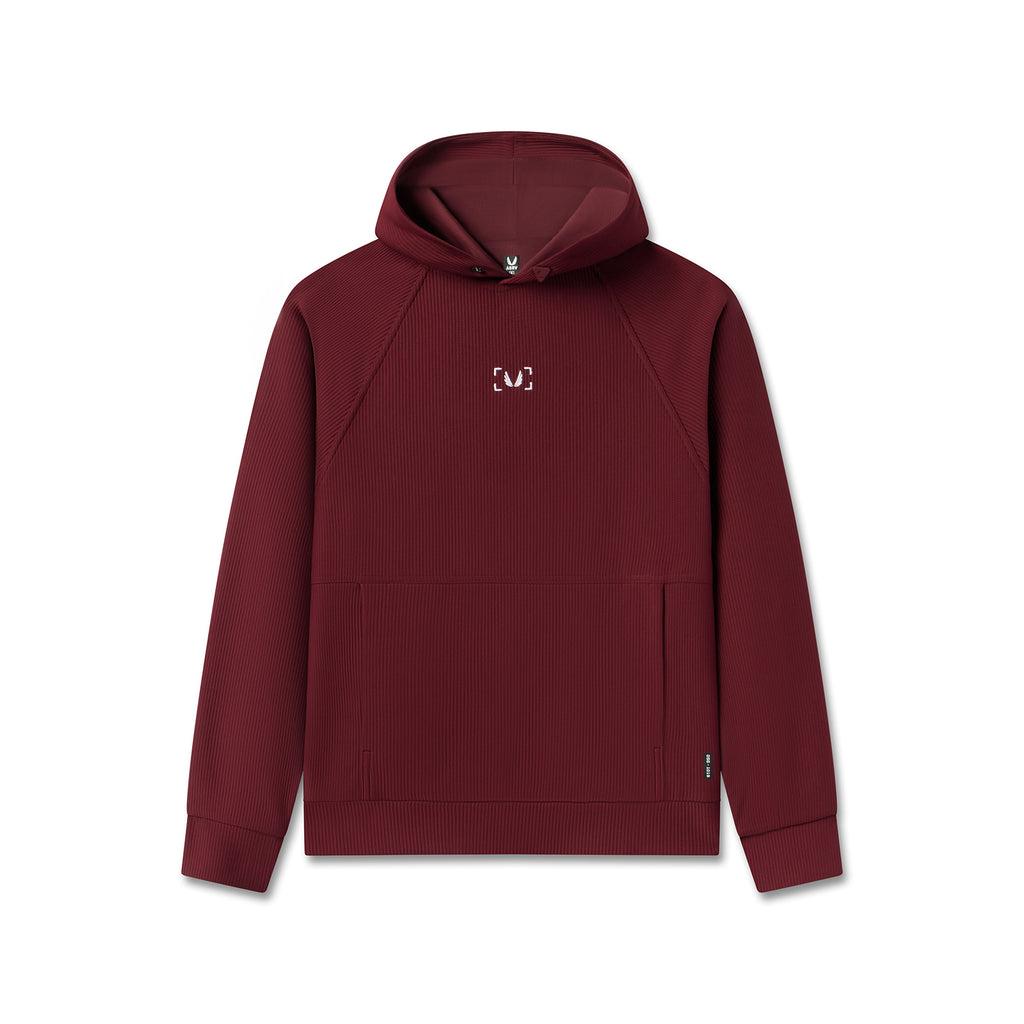 1019. Deltapeak® Oversized Hoodie - Crimson Product Image