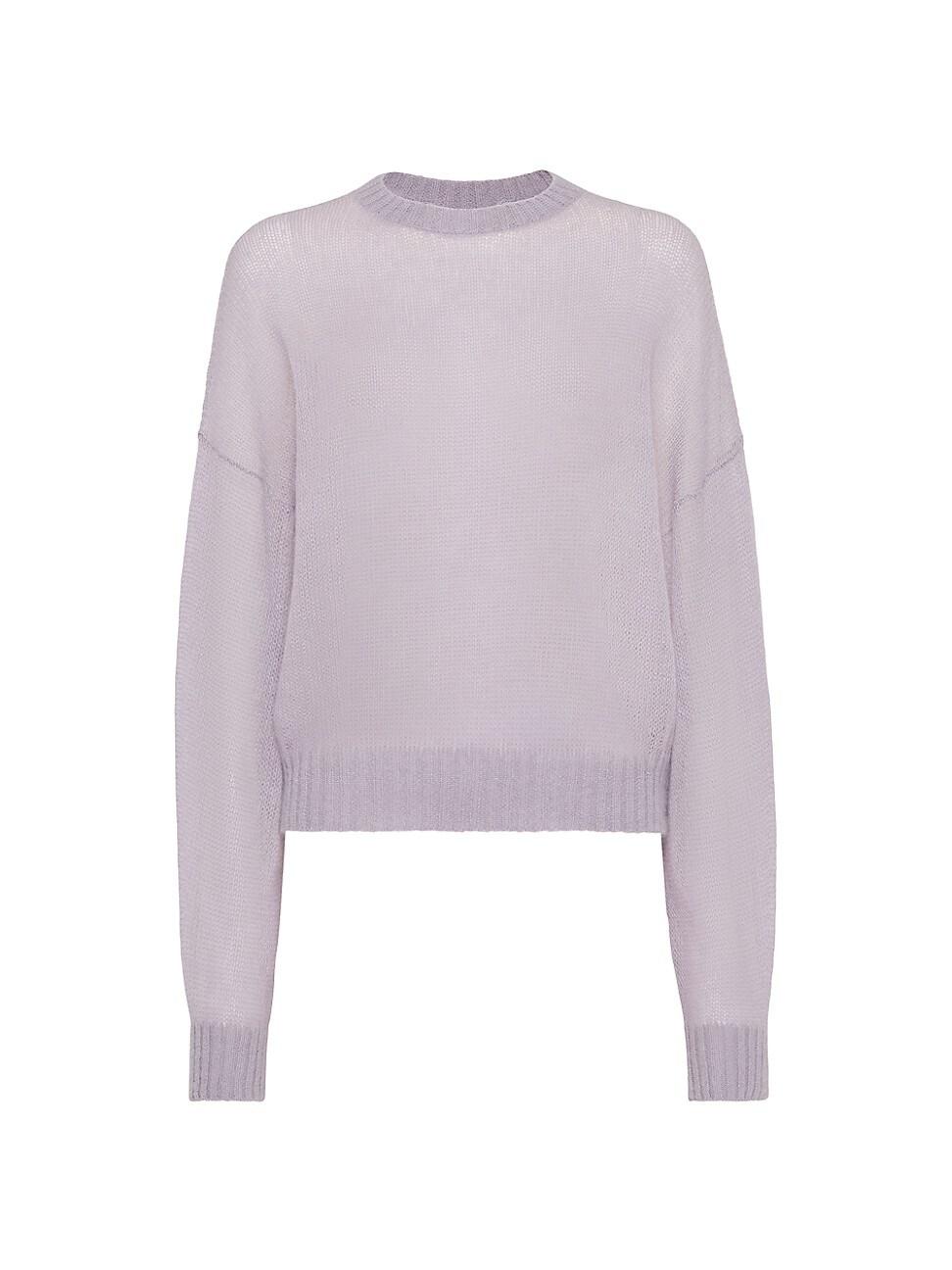 Womens Mohair and Wool Sweater with Monili Product Image
