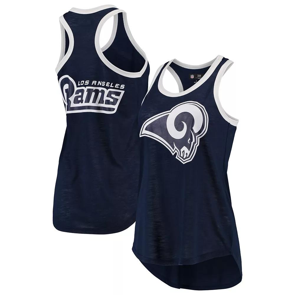 Women's G-III 4Her by Carl Banks Navy Los Angeles Rams Tater Tank Top, Size: Medium, Blue Product Image
