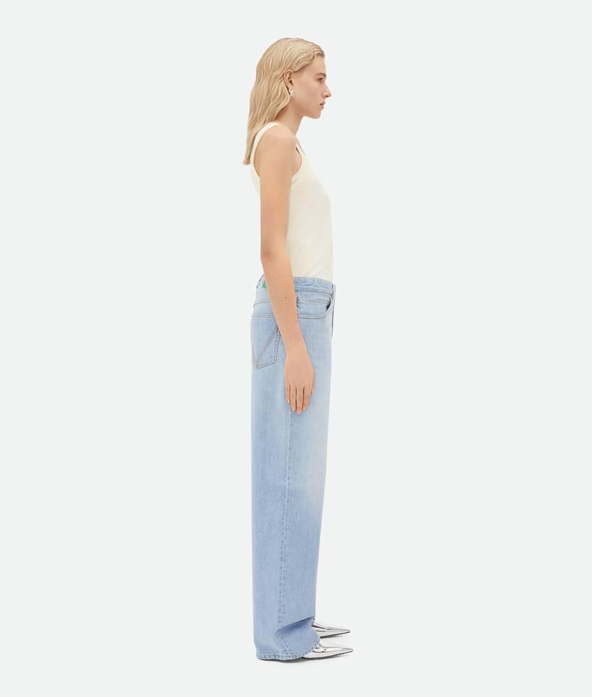 Women's Wide Leg Light-Bleached Denim in Light bleach Product Image