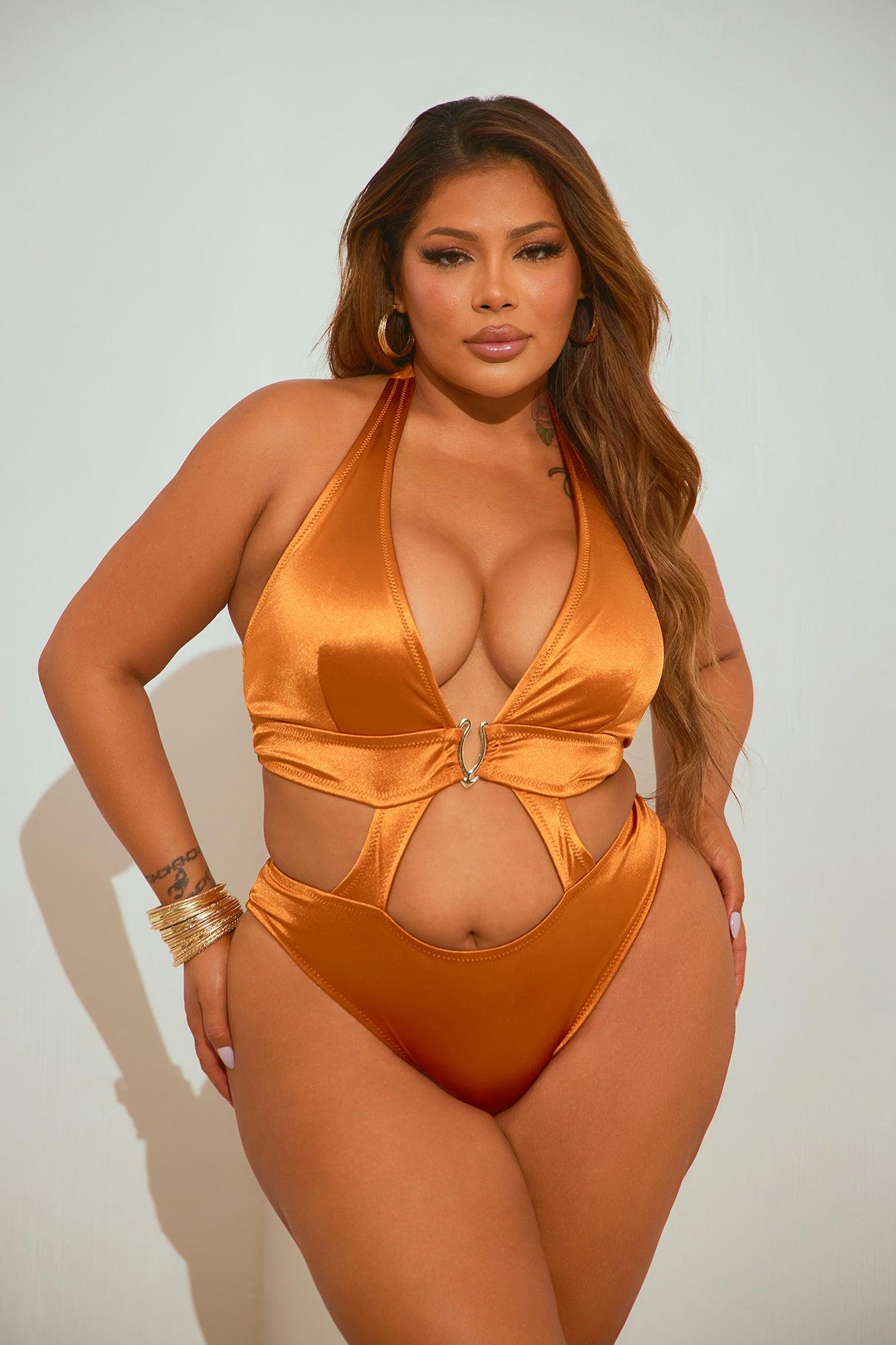 Endless Beaches One Piece Swimsuit - Rust Product Image