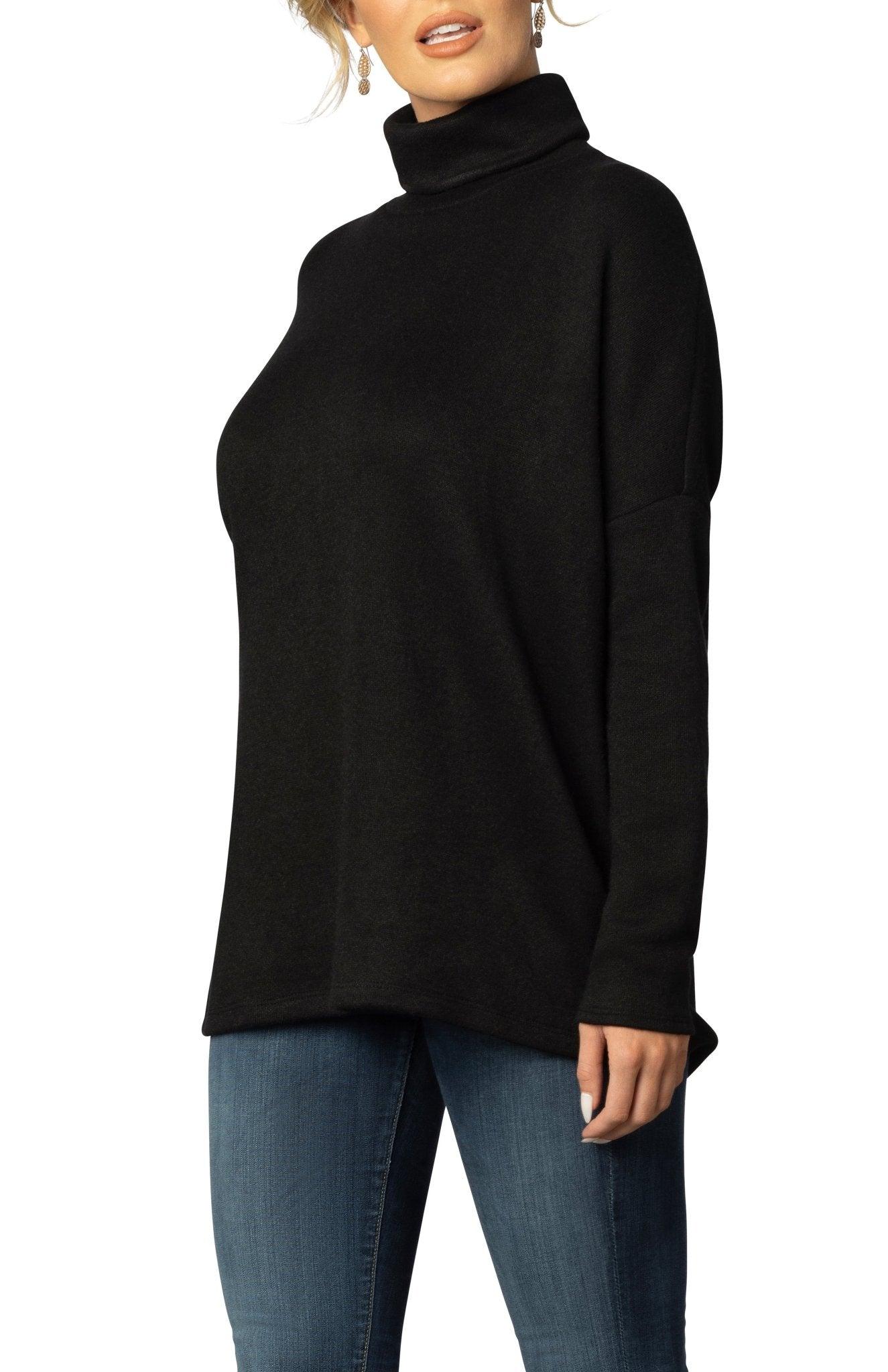 Paris Turtleneck Tunic Sweater Product Image
