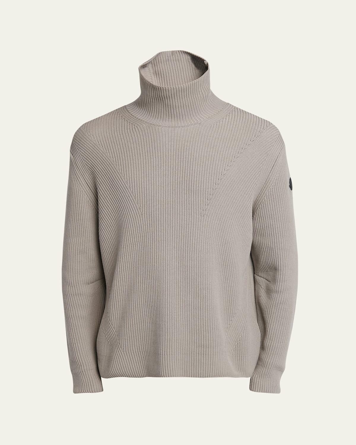 Mens Cotton Turtleneck Sweater Product Image