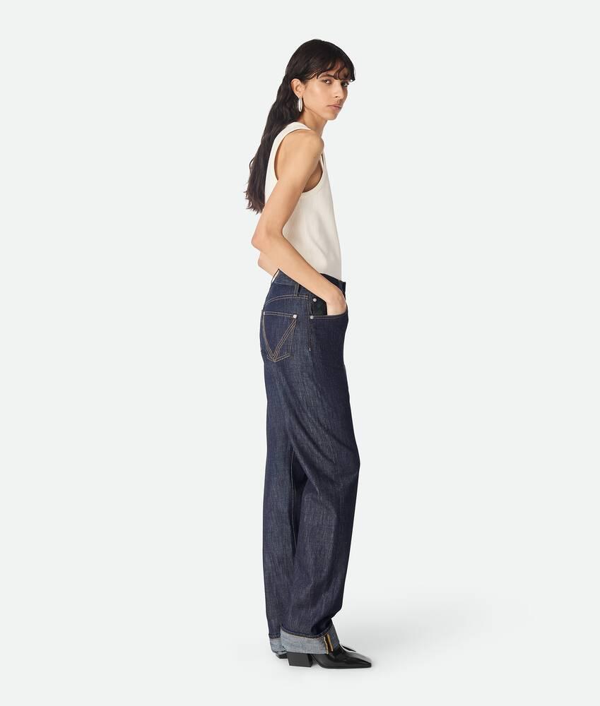Women's Indigo Straight Jeans in Indigo Product Image