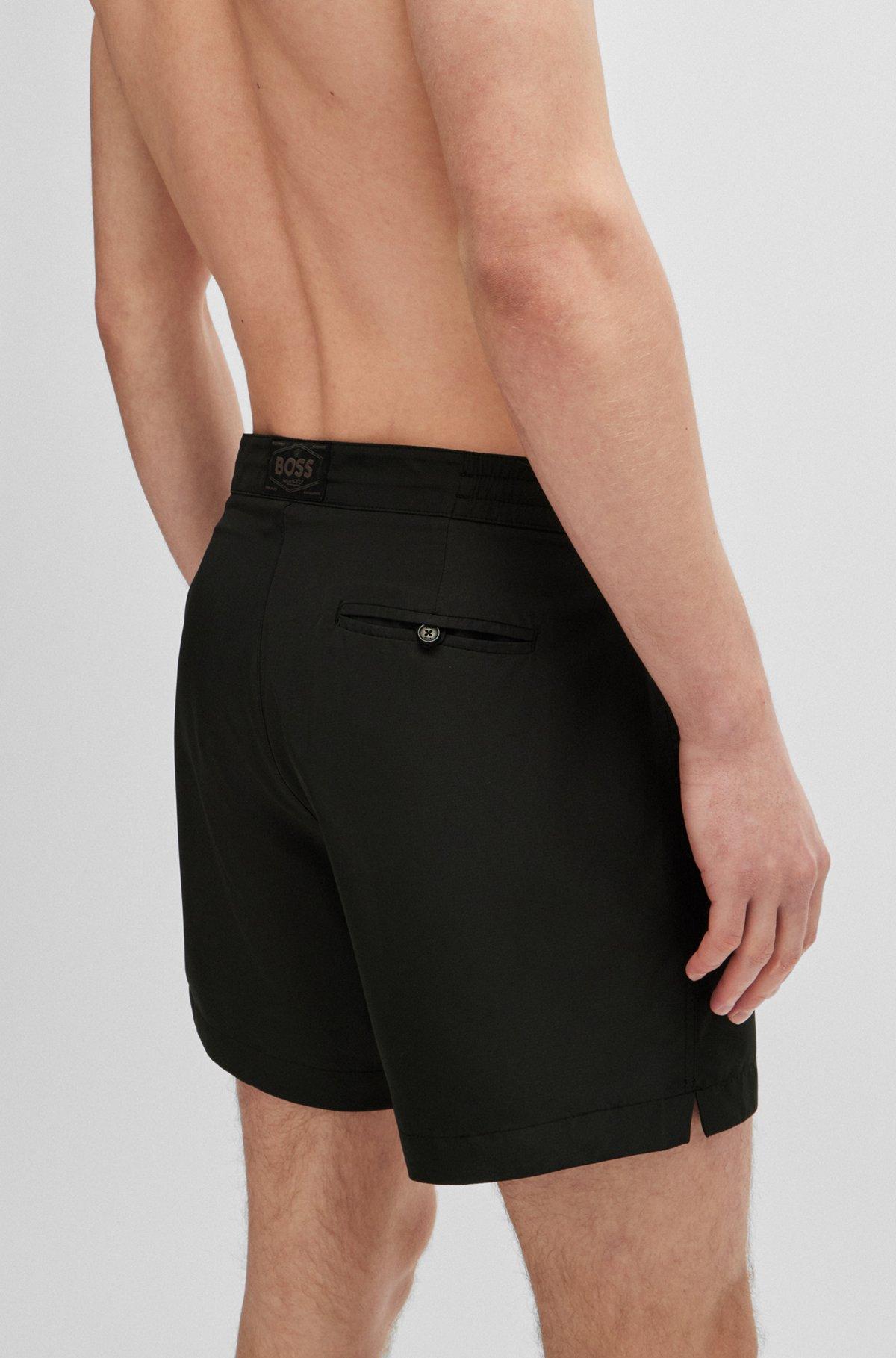 Logo-trimmed swim shorts in quick-dry ripstop fabric Product Image