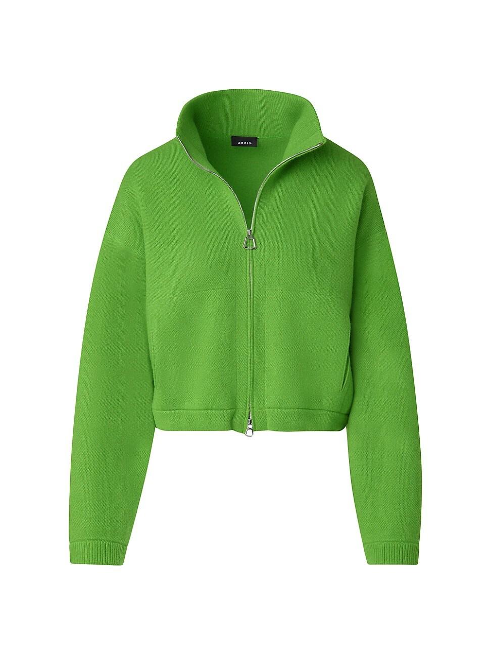 Womens Cashmere Zip Cardigan Product Image