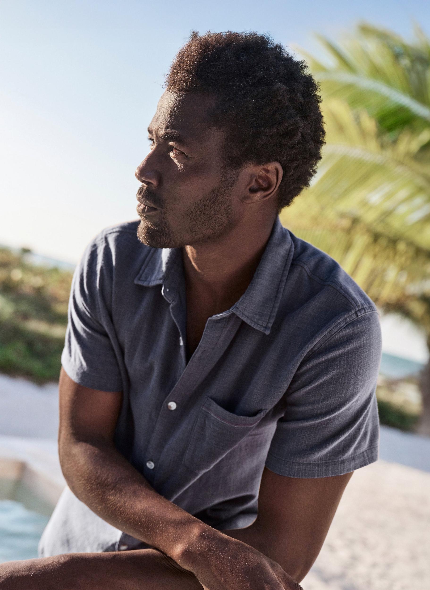 Relaxed Hemp Cotton Henley Product Image