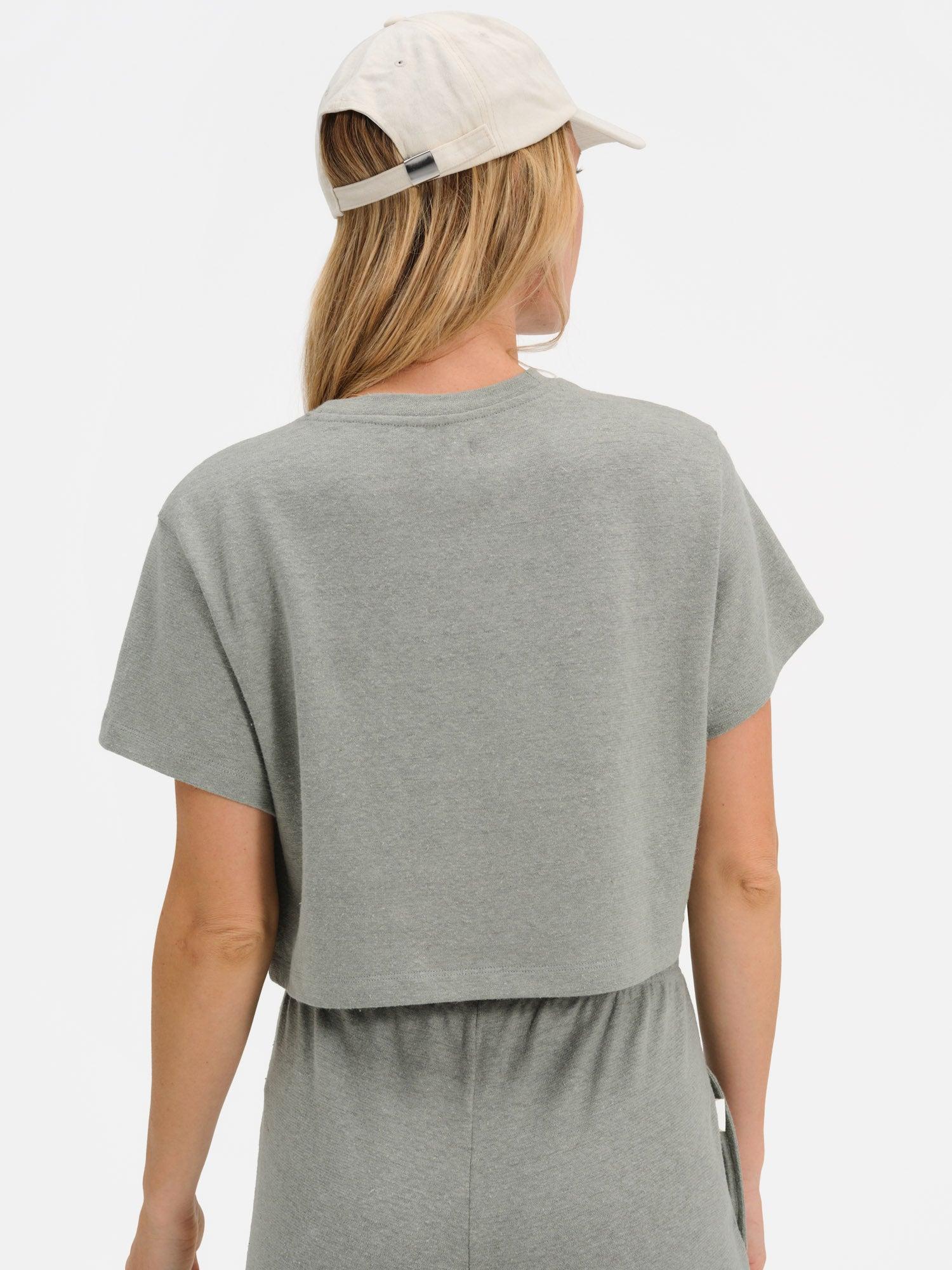 Regenerative Hemp Relaxed Crop Tee Female Product Image