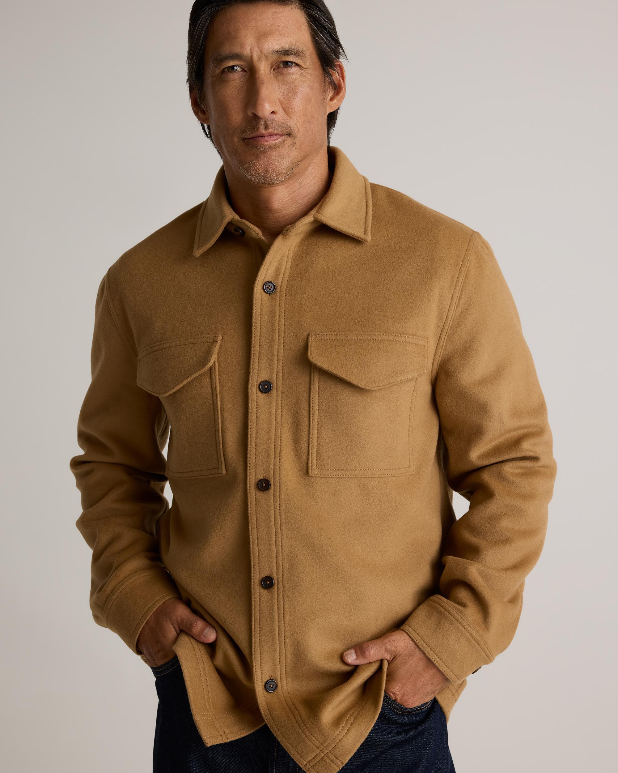 Quince | Men's Italian Wool Overshirt Wool/Nylon Product Image