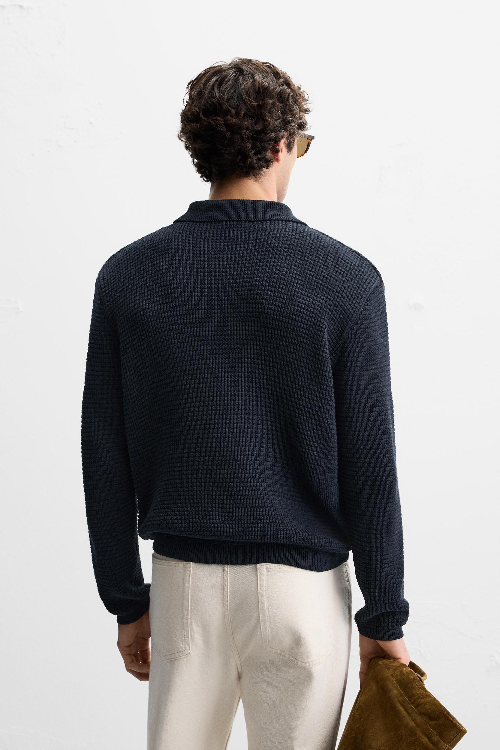 PURL KNIT POLO Product Image