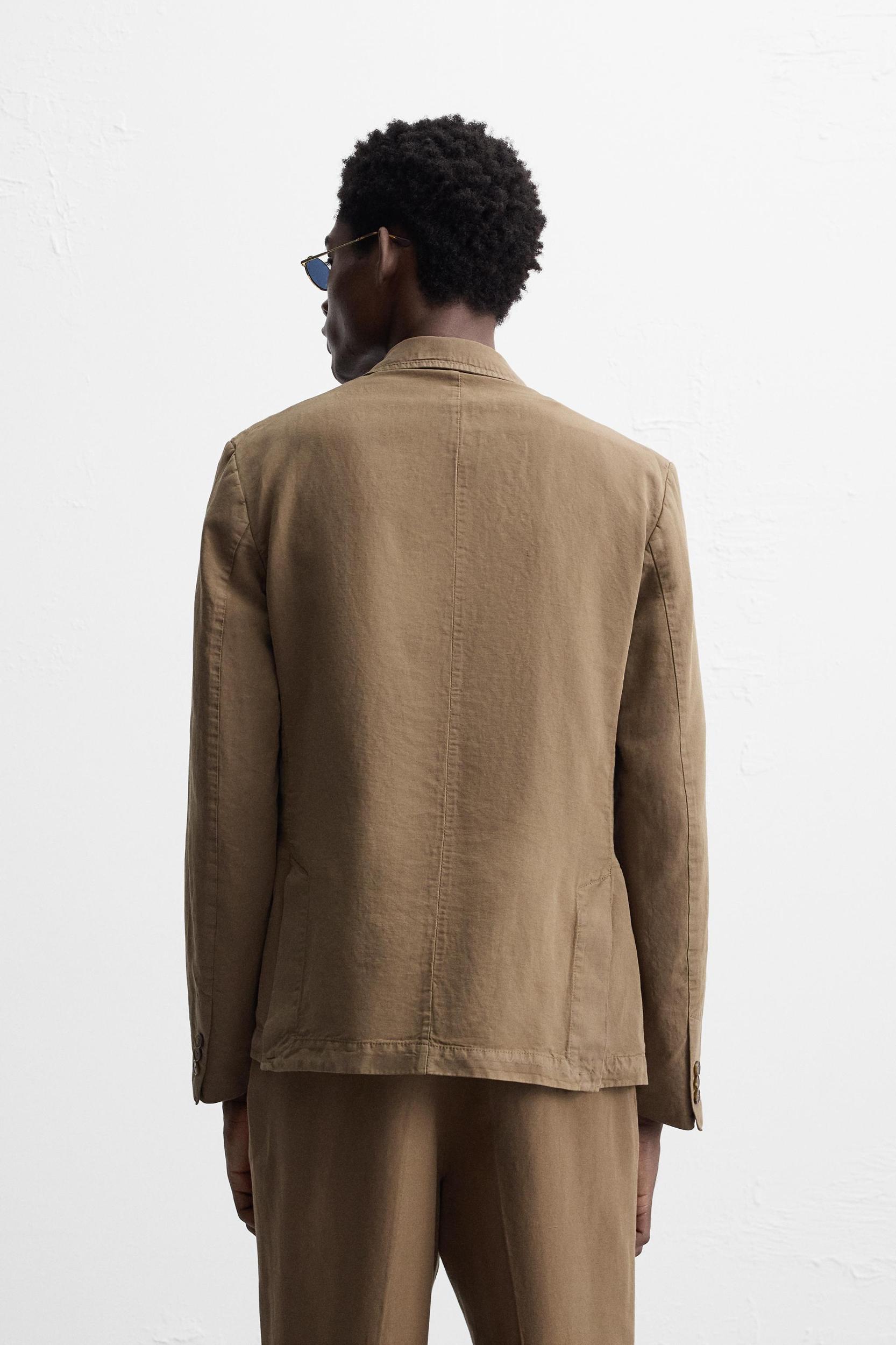 WASHED SUIT BLAZER Product Image