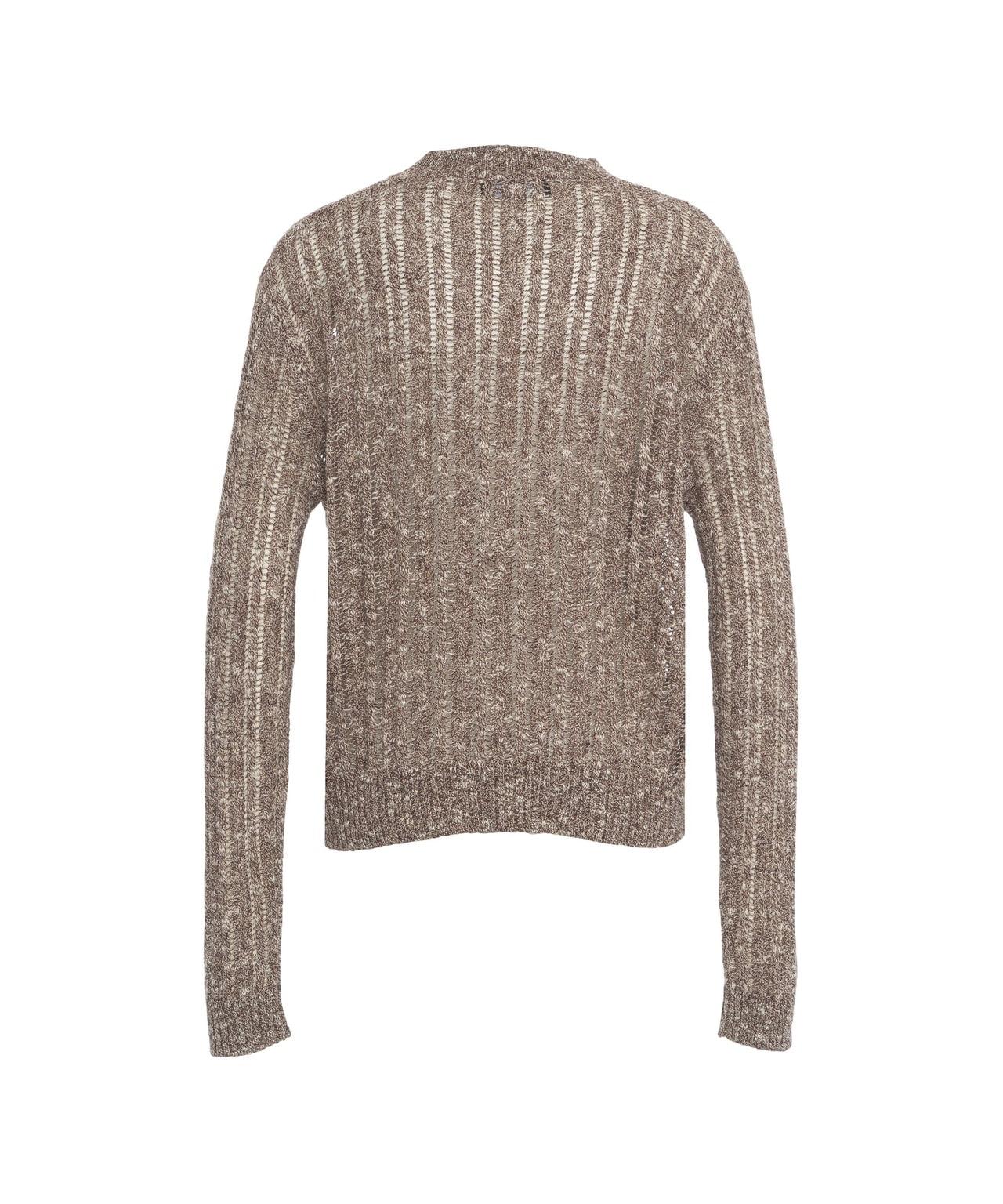 Net knit sweater Product Image