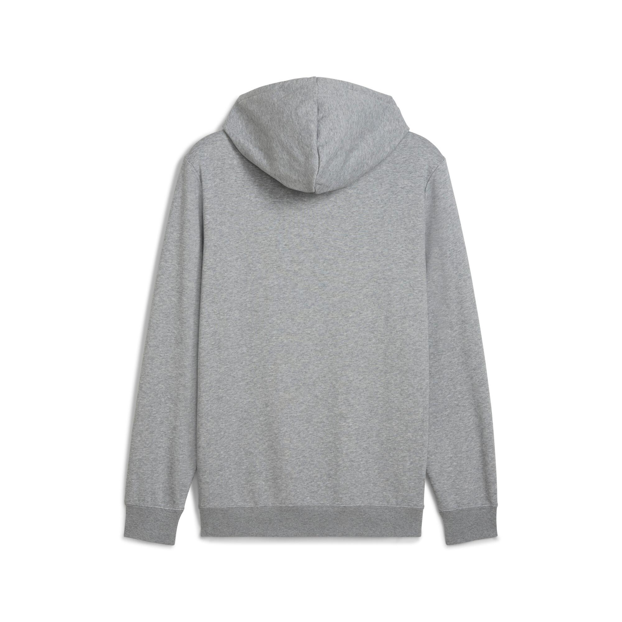 PUMA Essentials No. 1 Logo Men's Hoodie in Grey Product Image