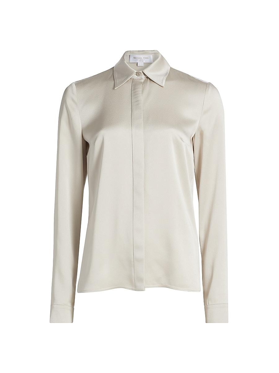 Womens Hansen Charmeuse Shirt Product Image