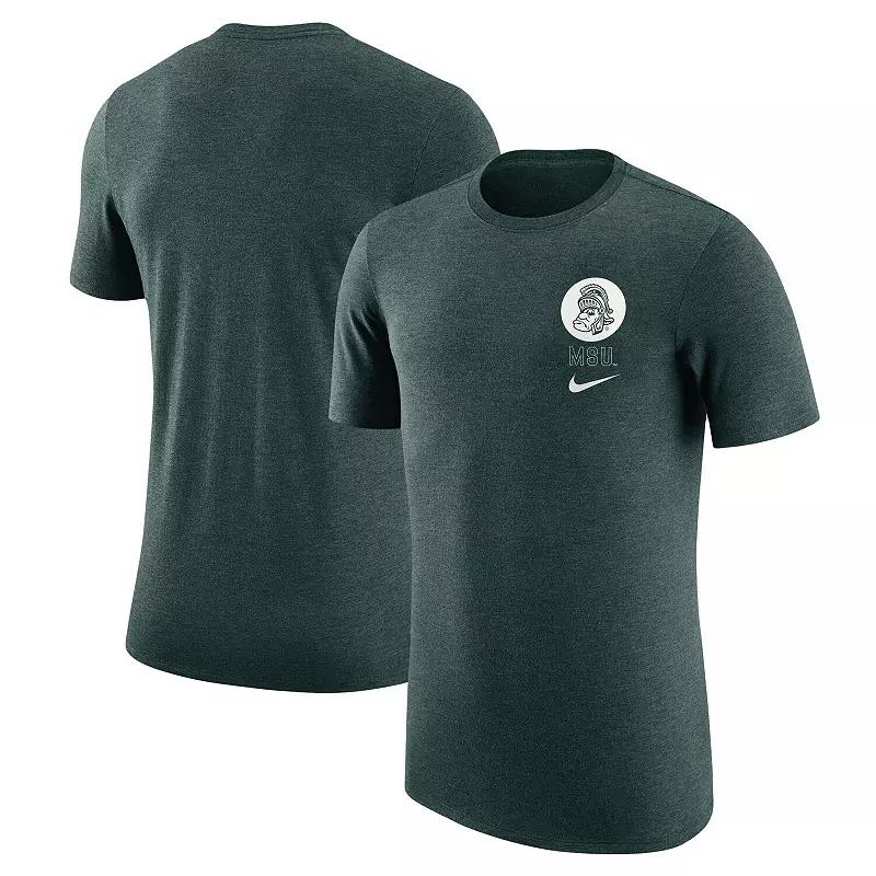 Men's Nike Navy Gonzaga Bulldogs Retro Tri-Blend T-Shirt, Size: 2XL, Zag Blue Product Image