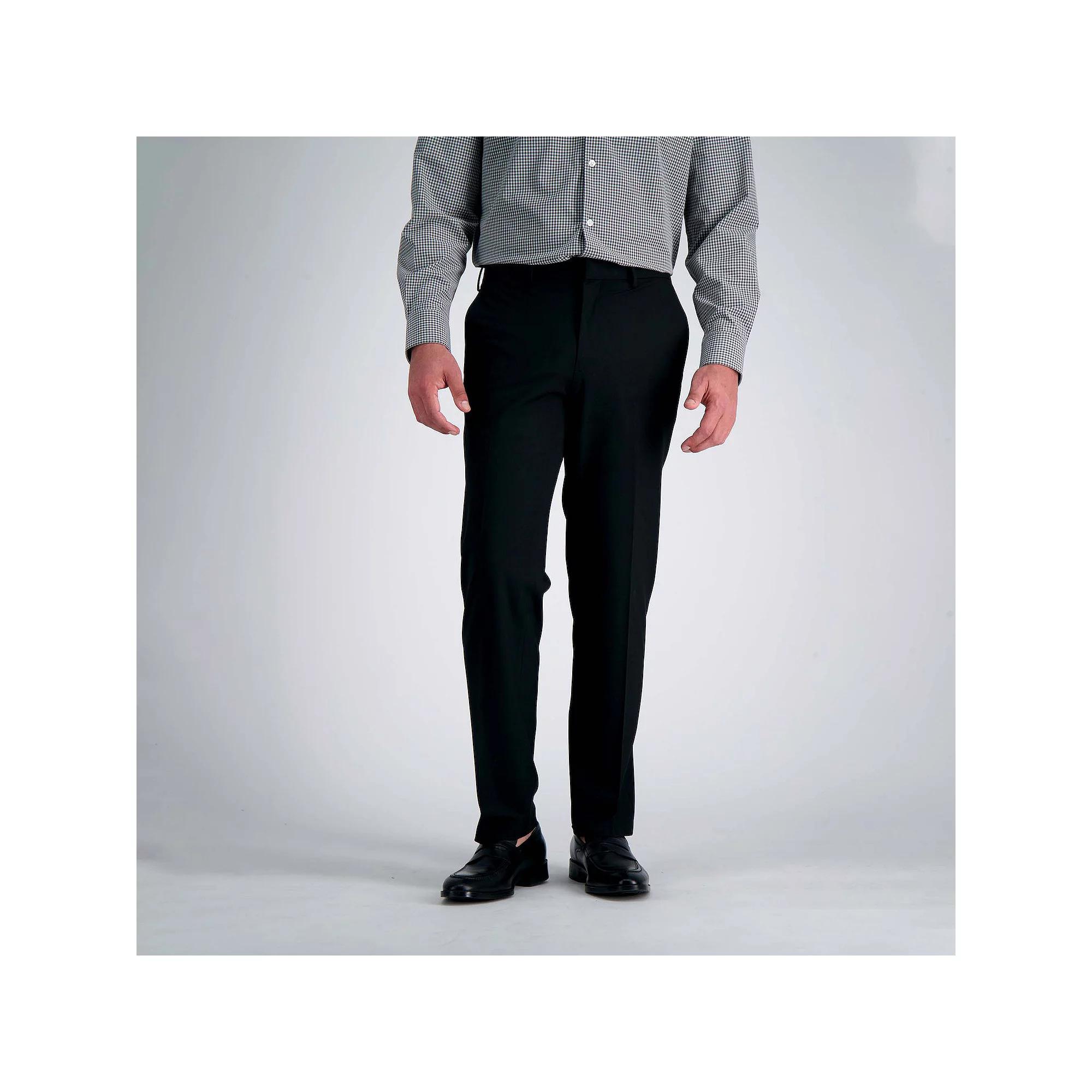 Men’s J.M. Haggar® Premium Flex-Waist Straight-Fit 4-Way Stretch Flat-Front Dress Pants, Men's,  Product Image