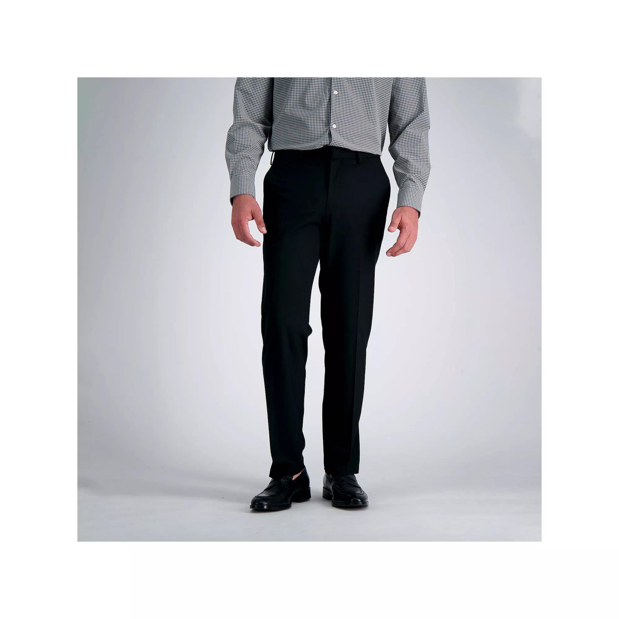 Men’s J.M. Haggar® Premium Flex-Waist Straight-Fit 4-Way Stretch Flat-Front Dress Pants, Men's,  Product Image