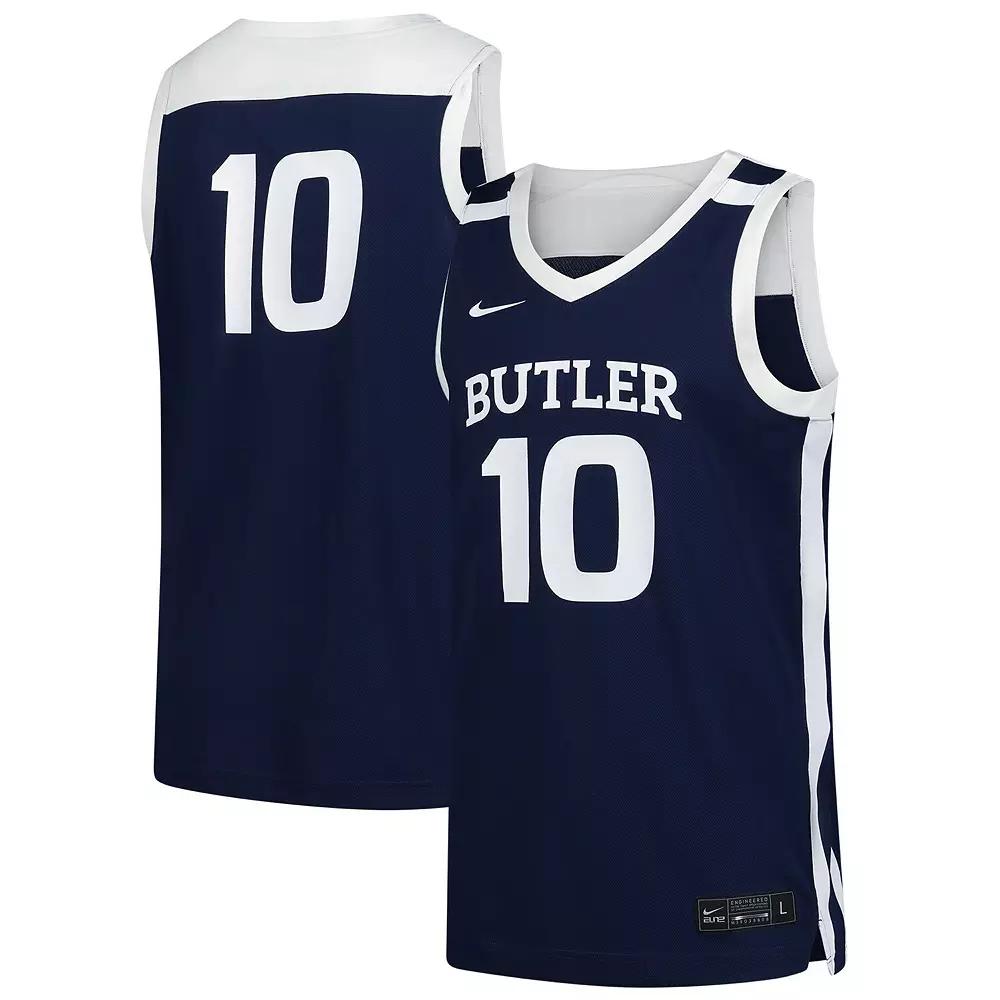Men's Nike #10 Navy Butler Bulldogs Replica Basketball Jersey,  Product Image