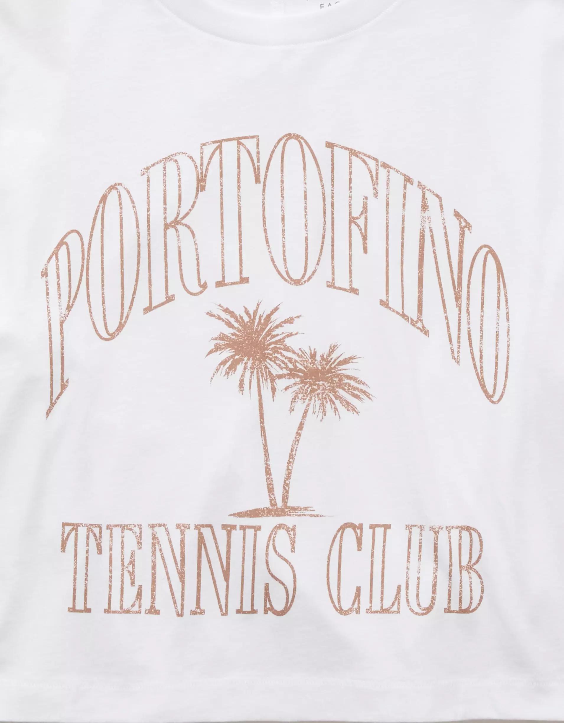 AE Boxy Cropped Destination Graphic T-Shirt Product Image