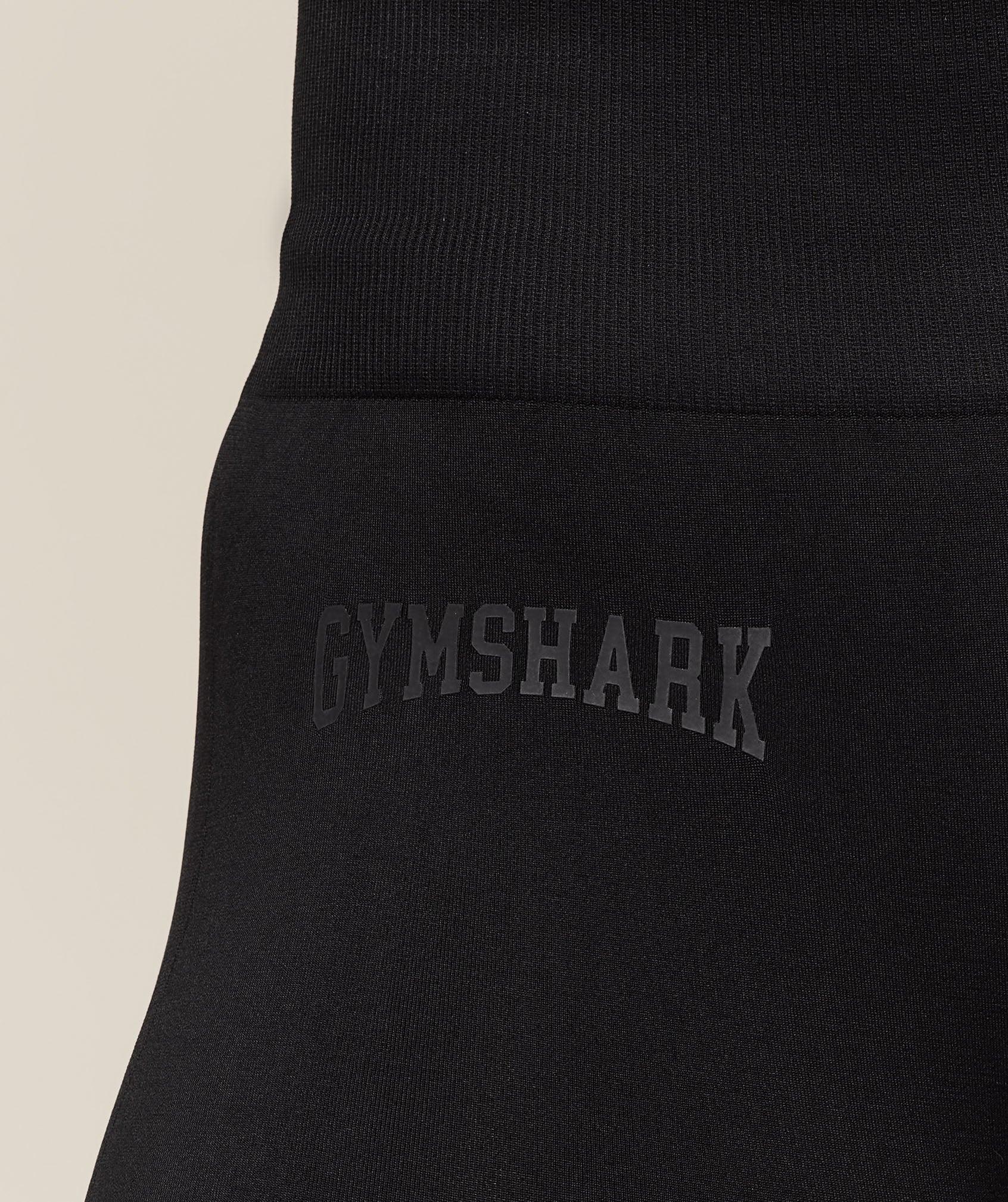 Gymshark Everyday Seamless Graphic Leggings - Black Female Product Image