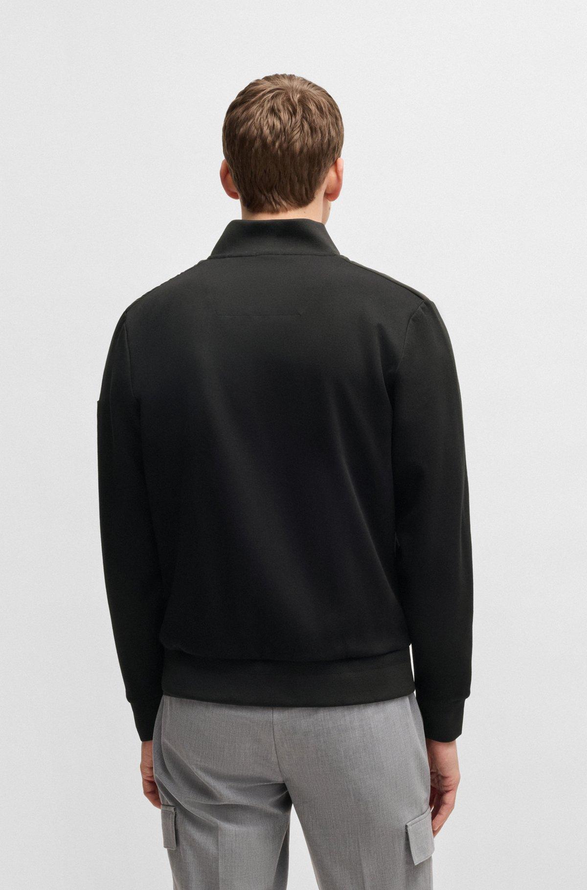 Zip-up sweatshirt with padded front Product Image