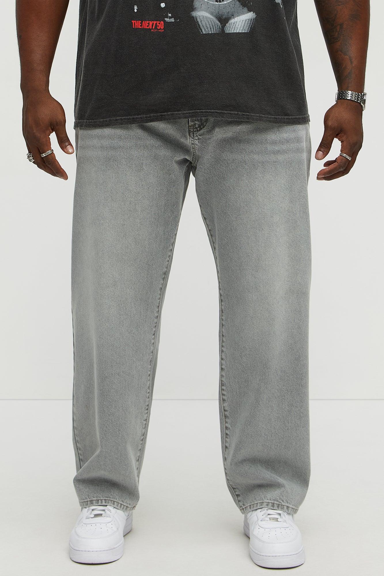 Storm Straight Jeans - Light Grey Product Image
