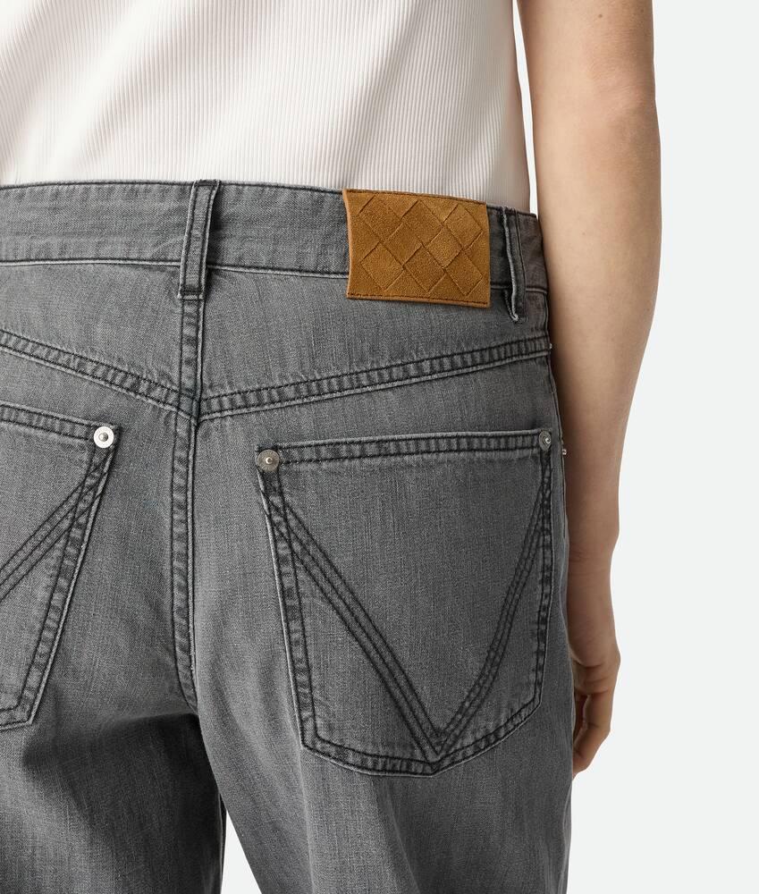 Women's Black Denim Jeans in Washed black Product Image