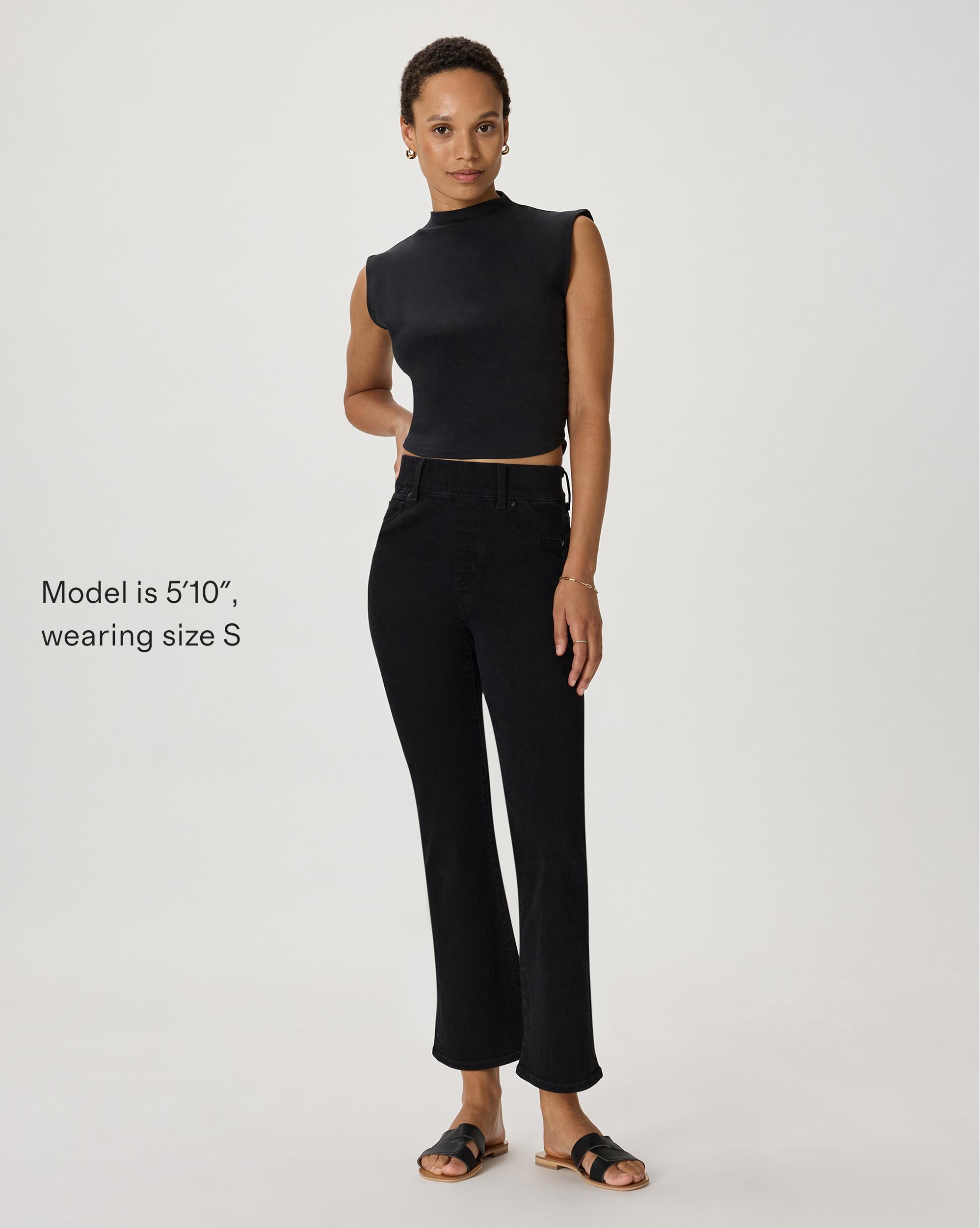 Quince | Women's Nina Stretch Pull-On Kick Flare Jeans Size XS, Cotton Product Image