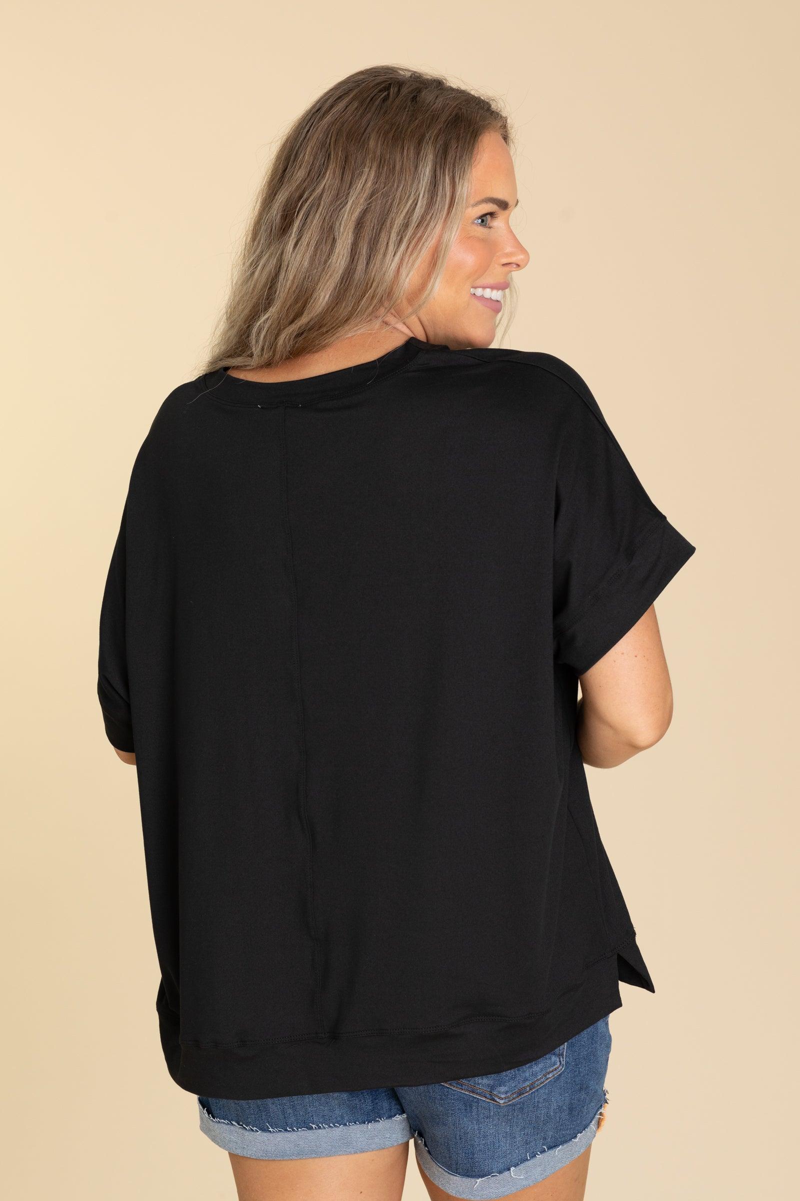 Ultracozy Short Sleeve Crewneck Knit Top Product Image