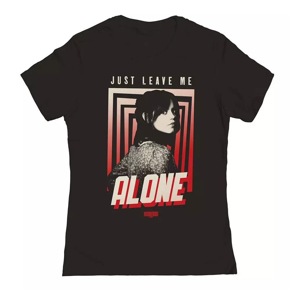 Junior's Just Leave Me Alone Beetlejuice Graphic Tee, Women's,  Product Image