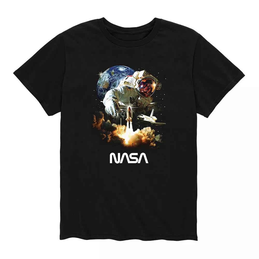 Big & Tall NASA Space Shuttle Tee, Men's,  Product Image
