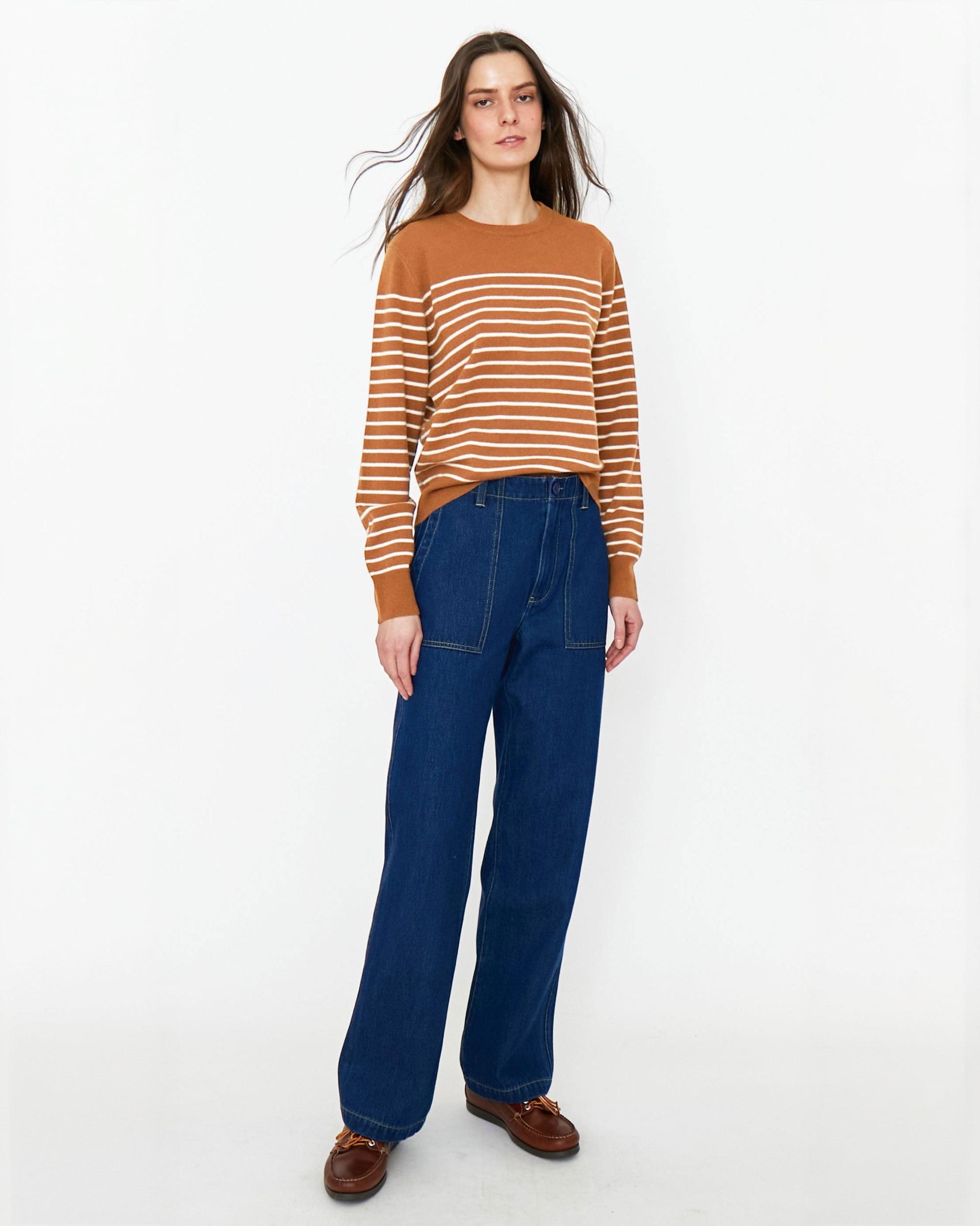 The Denim City Pants - Dark Denim Female Product Image