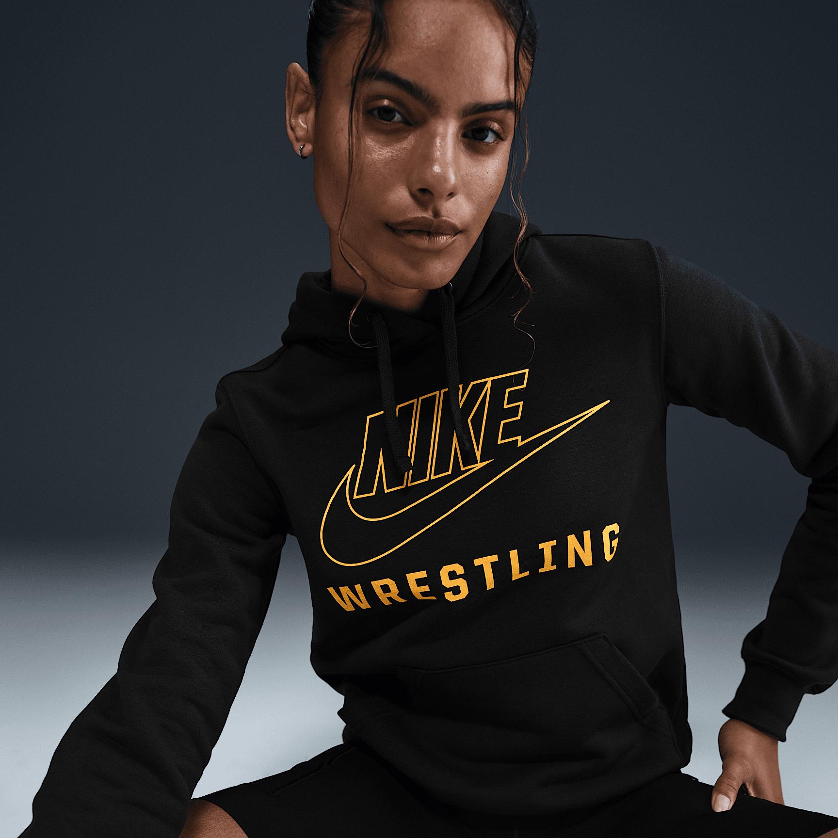 Nike Womens Wrestling Pullover Hoodie | APS471-100 Product Image