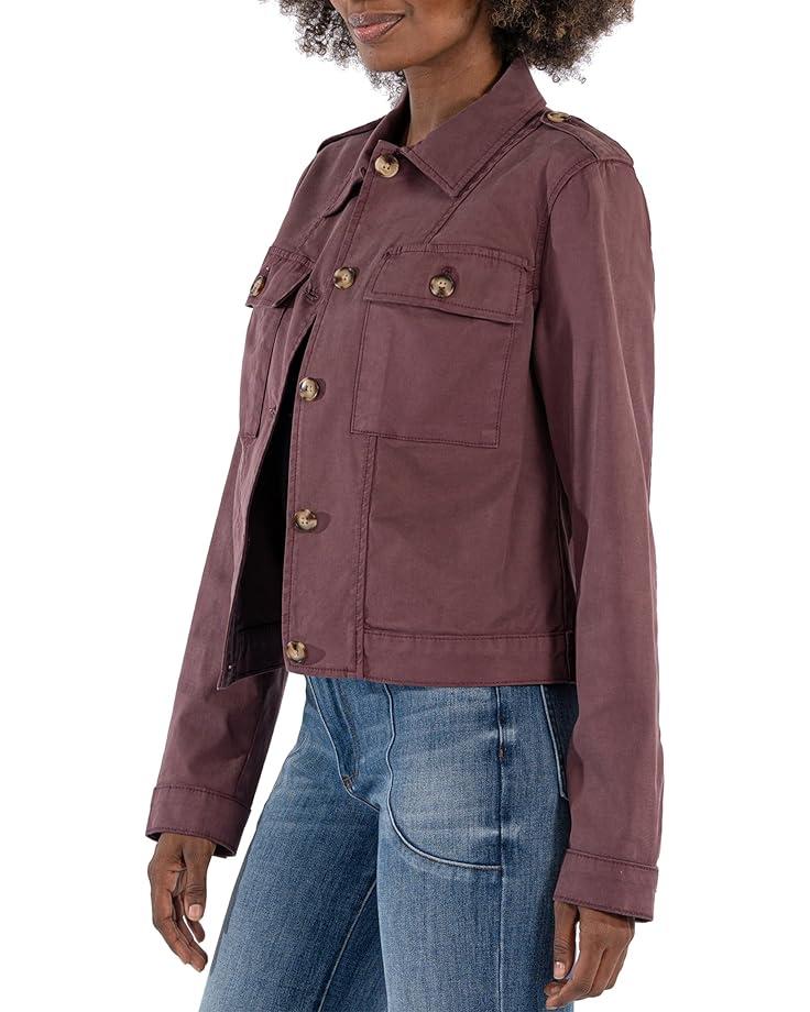 Petite Jean High Rise Wide Front Seam Patch Front Pockets Product Image