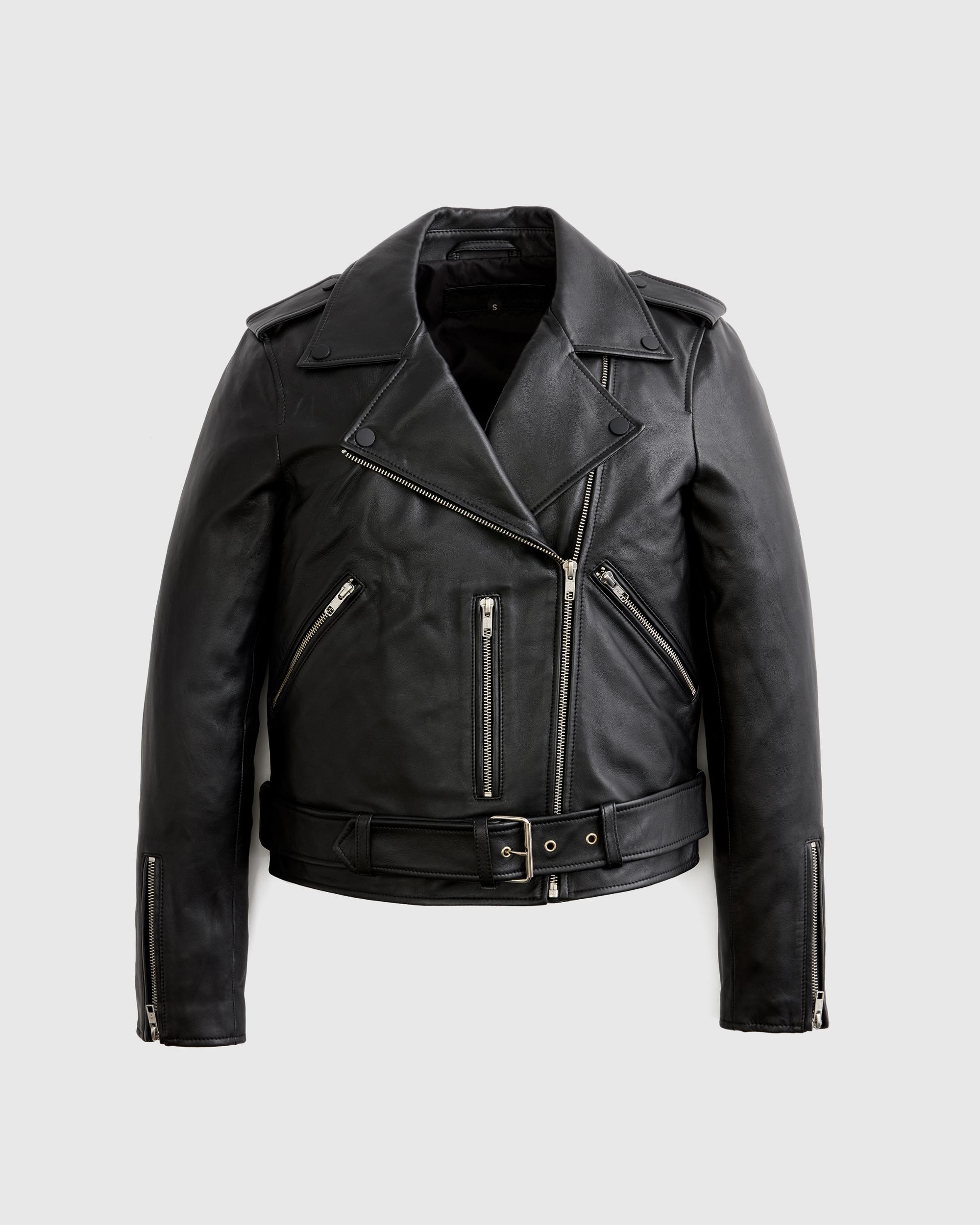 Quince | Women's Motorcycle Jacket Leather Product Image