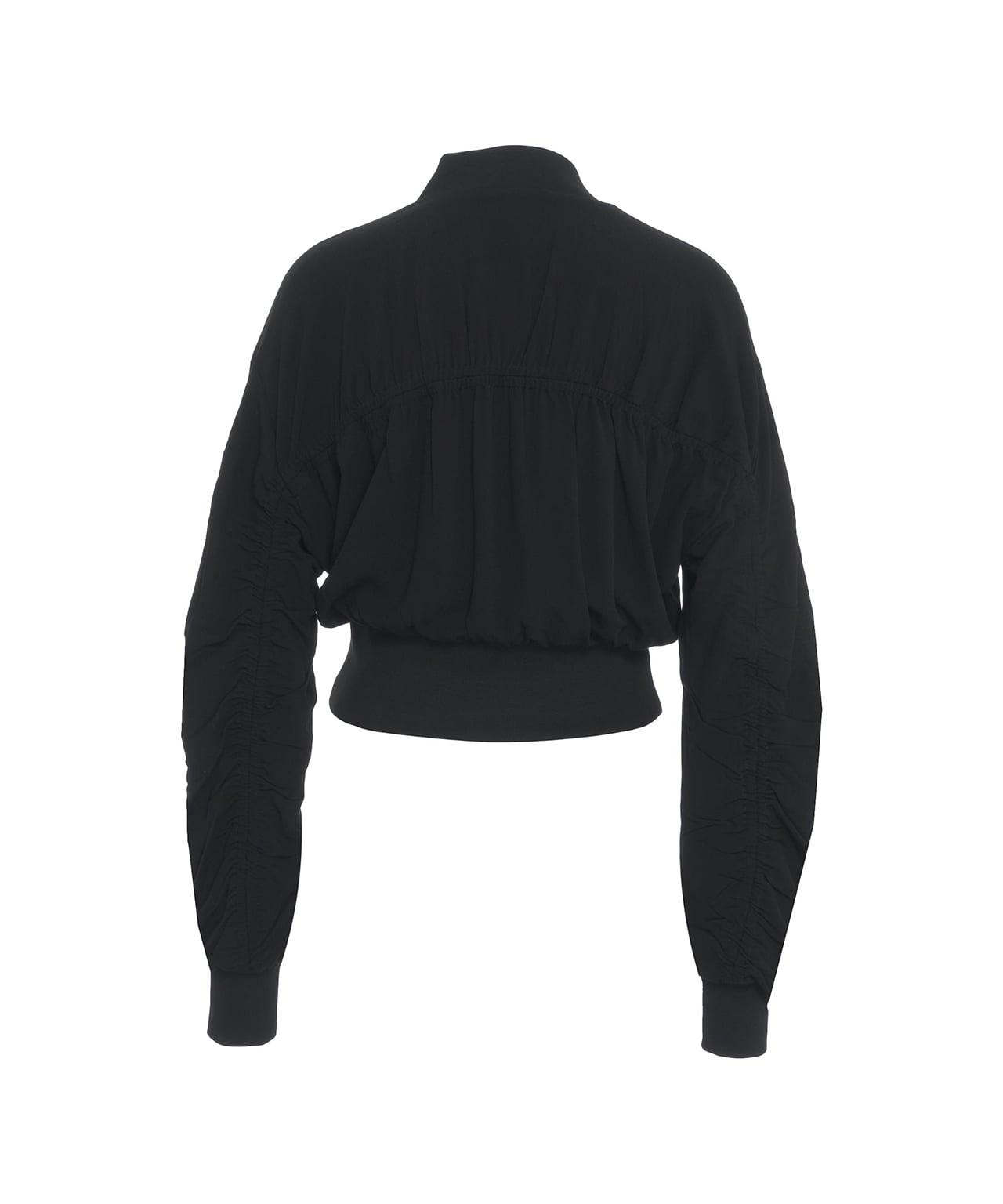 Cropped bomber jacket Product Image