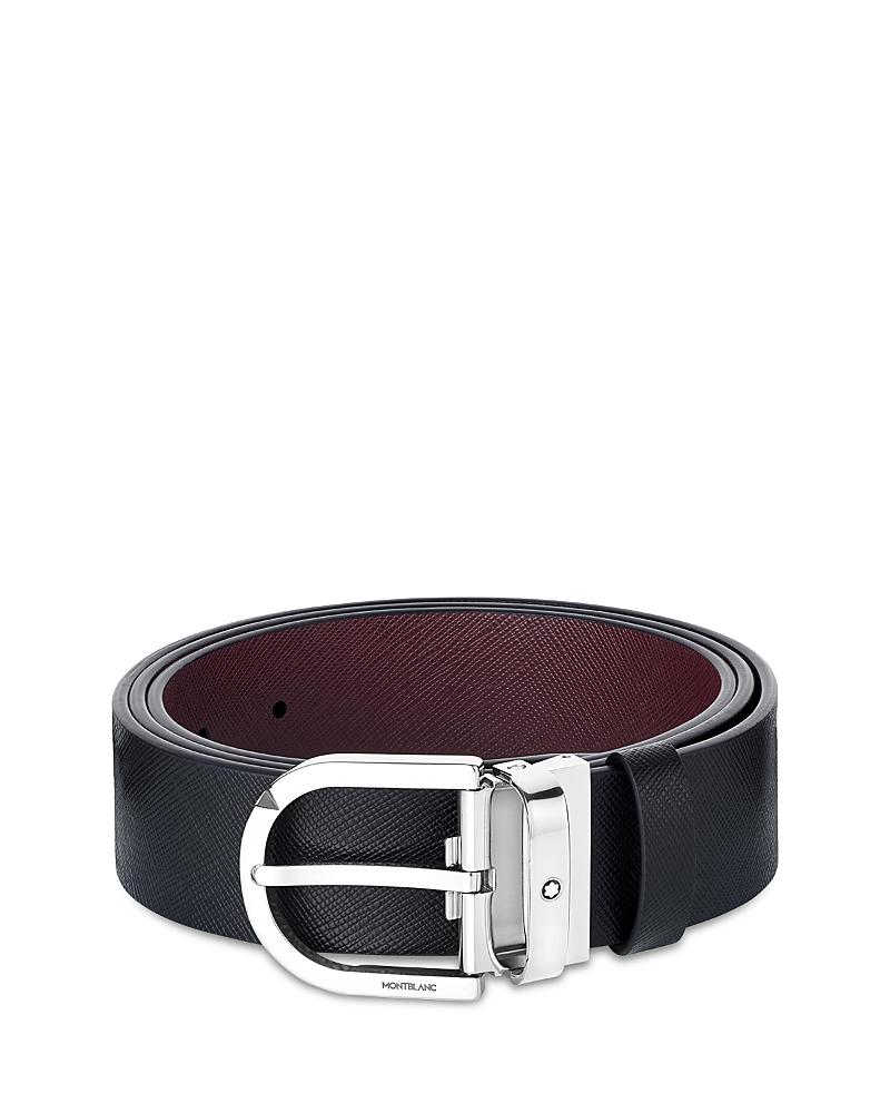 Mens Pin Buckle Cut-to-Size Reversible Leather Belt Product Image