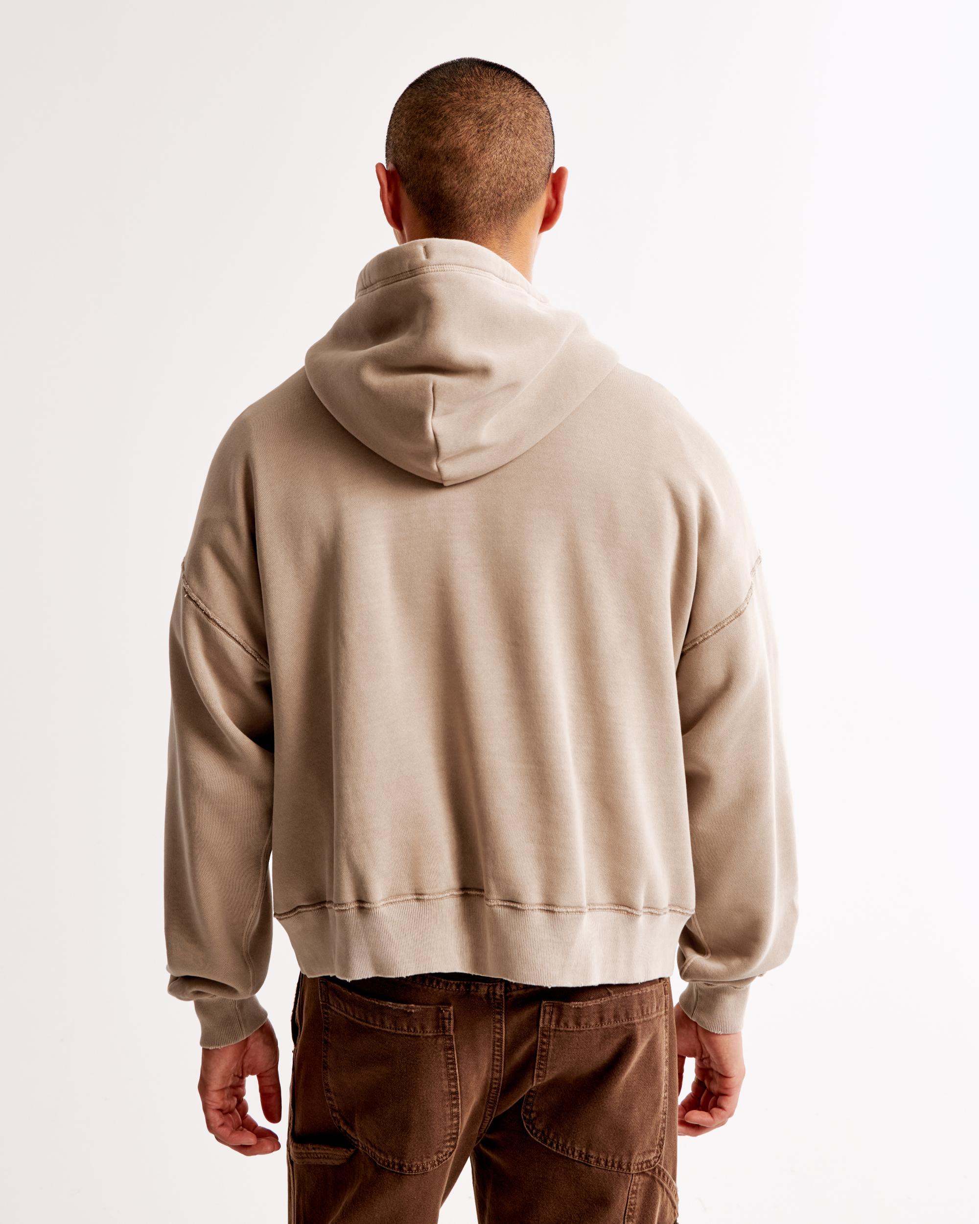 Essential Cropped Popover Hoodie Product Image