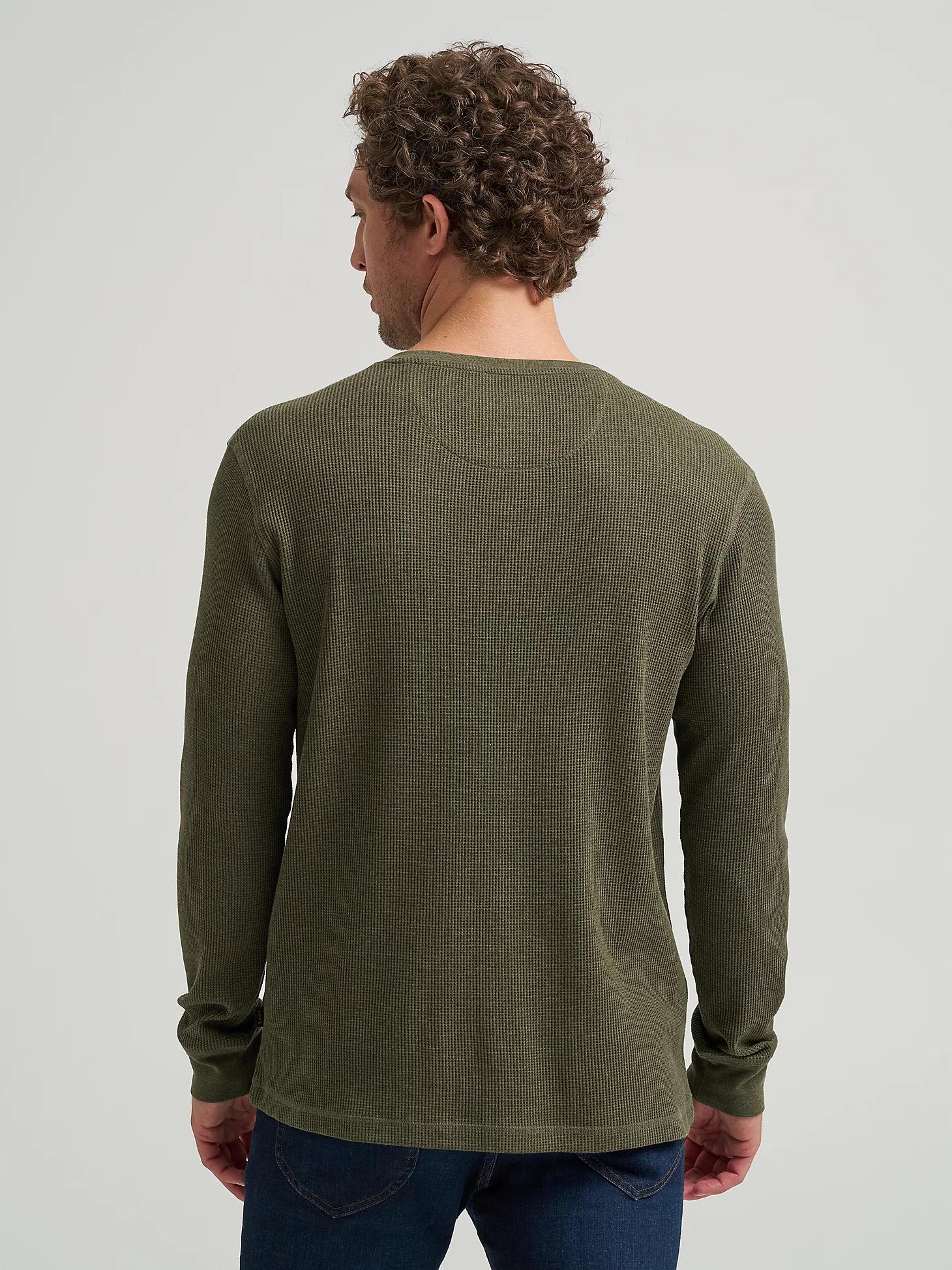 Men's Waffle Knit Henley Shirt | Men's Tops & Tees | Lee® Product Image