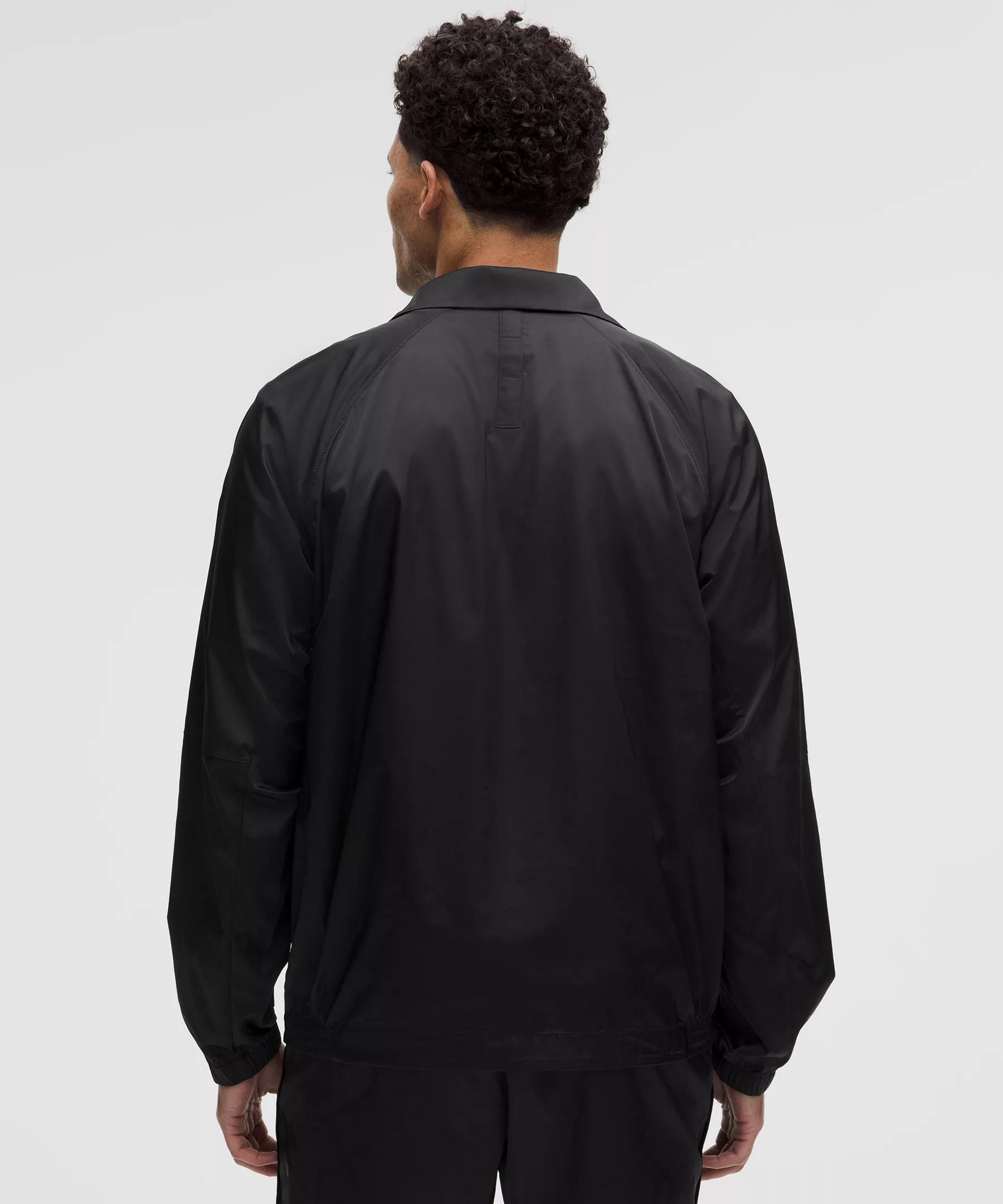 Stretch Satin Nylon Track Jacket Product Image